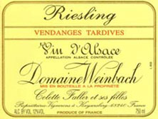 Riesling Vendanges Tardives Weinbach (Domaine)