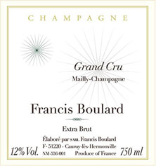 Francis Boulard Mailly-Champagne Extra Brut Grand Cru