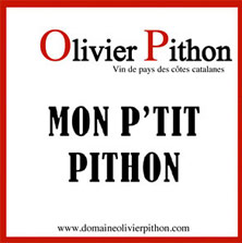 IGP Côtes Catalanes Olivier Pithon Mon P'tit Pithon