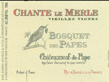 Châteauneuf-du-Pape Bosquet des Papes Chante Le Merle Vieilles Vignes
