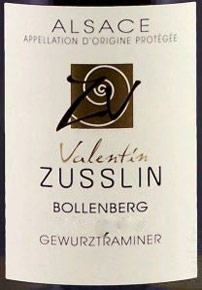 Gewurztraminer Bollenberg Valentin Zusslin (Domaine)