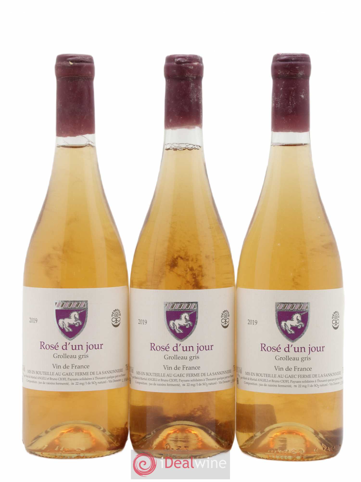 Acheter Vin de France Rosé d un jour Mark Angeli Ferme de la