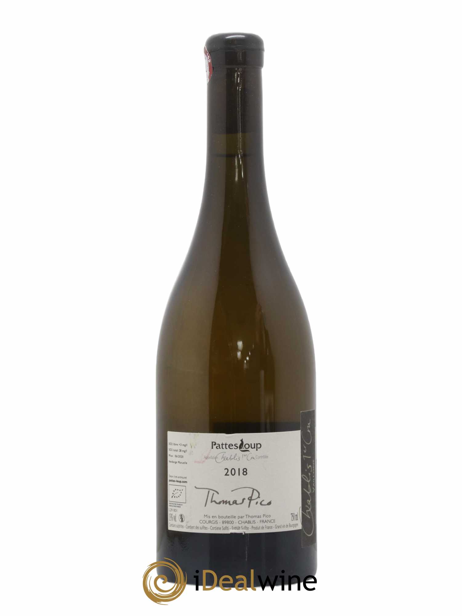 Acheter Chablis Er Cru Vaillons Pattes Loup Domaine Sans Prix De