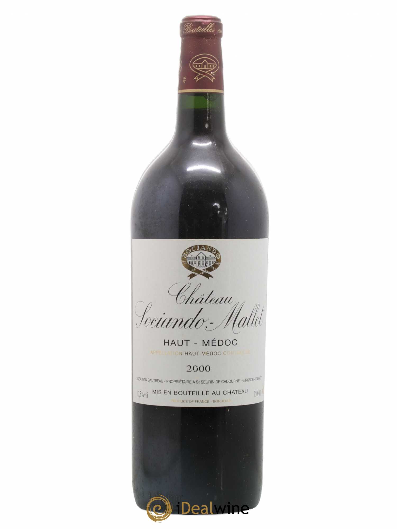 Acheter Château Sociando Mallet 2000 lot 7044