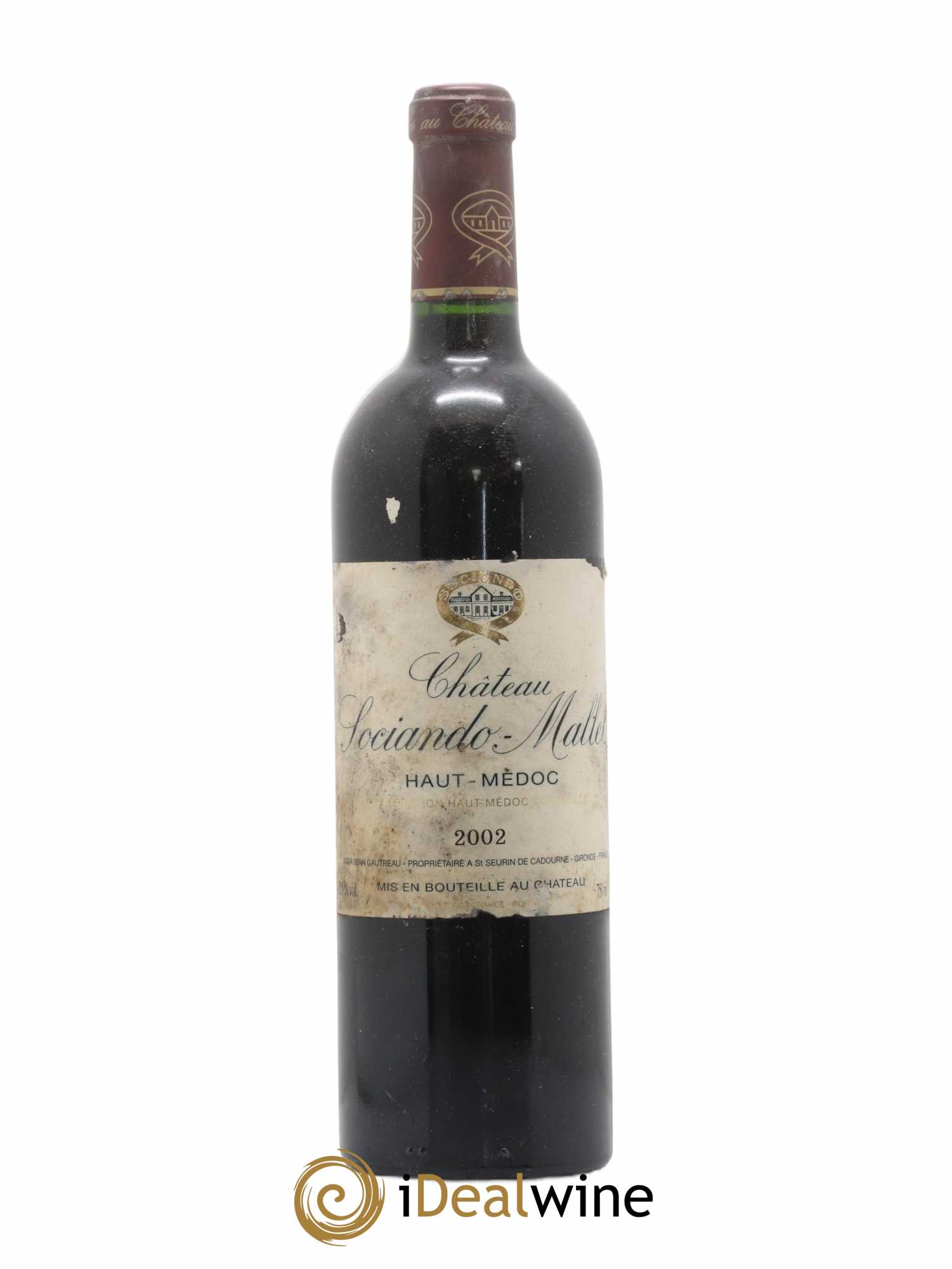 Acheter Château Sociando Mallet 2002 lot 7370