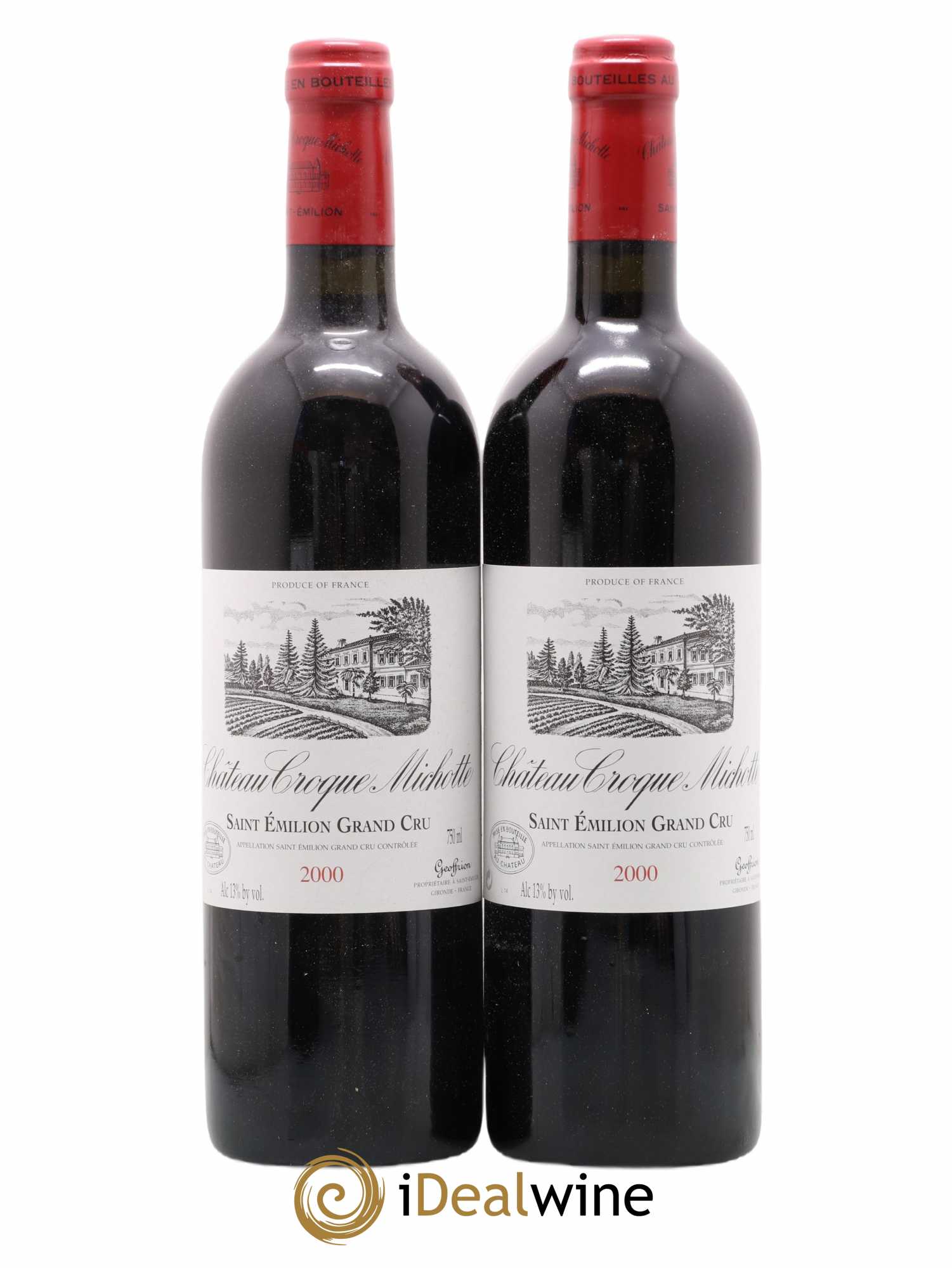 Acheter Château Croque Michotte 2000 lot 124042