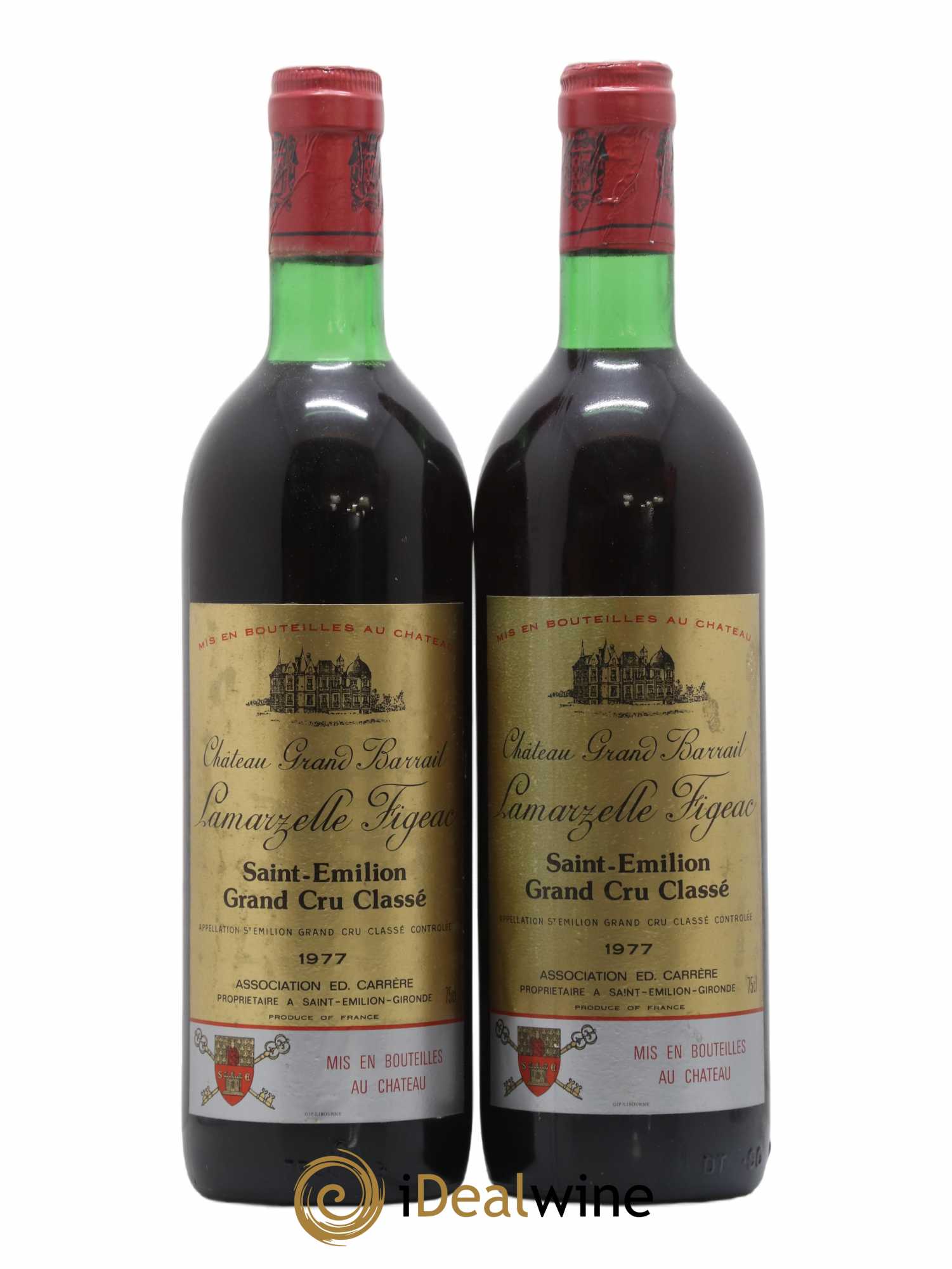 Acheter Château Grand Barrail Lamarzelle Figeac Grand Cru Classé 1977