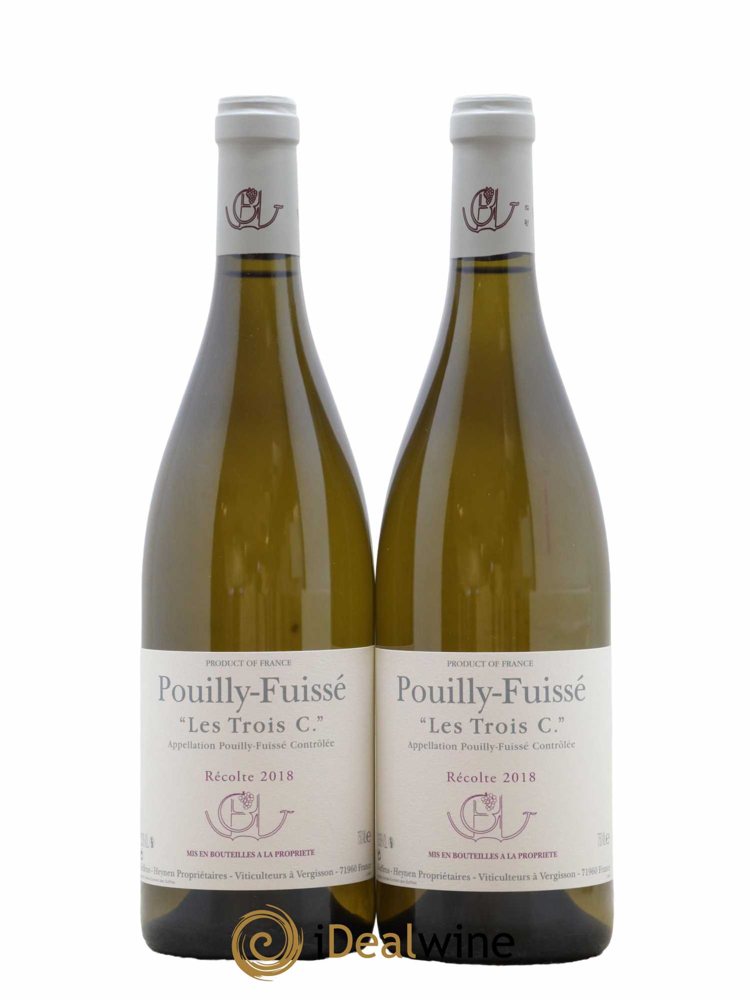 Buy Pouilly Fuissé Les Trois C Guffens Heynen 2018 lot 2618