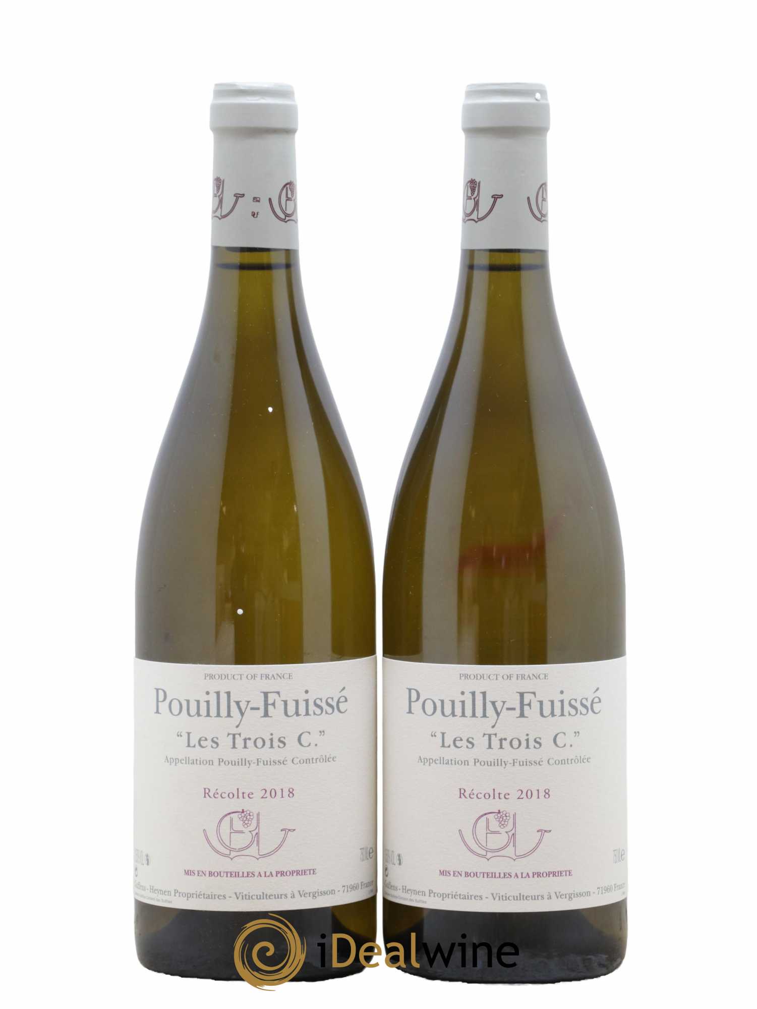 Buy Pouilly Fuissé Les Trois C Guffens Heynen 2018 lot 7961