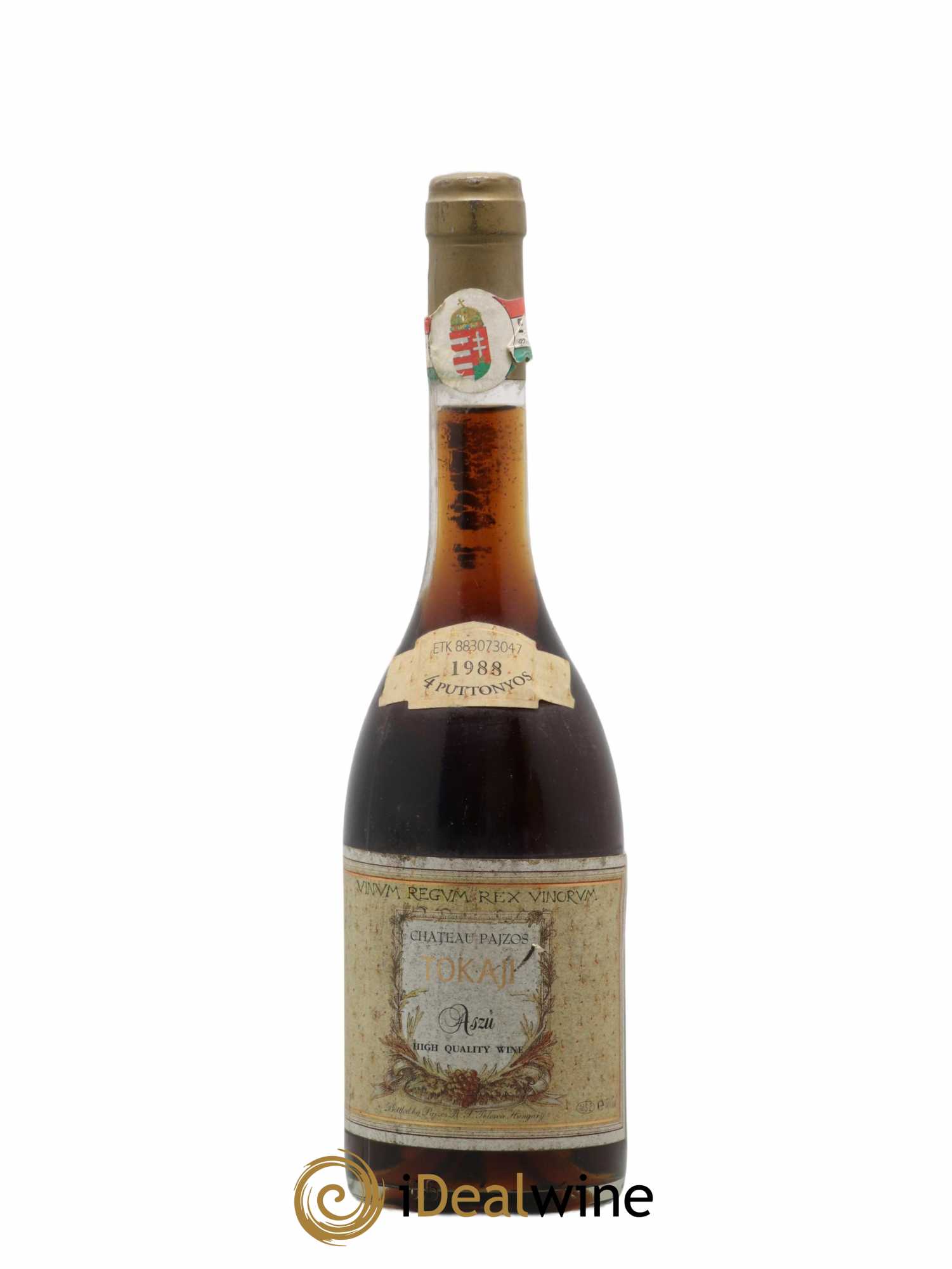 Acheter Tokaji Aszu 4 Puttonyos Château Pajzos 50cl 1988 lot 35