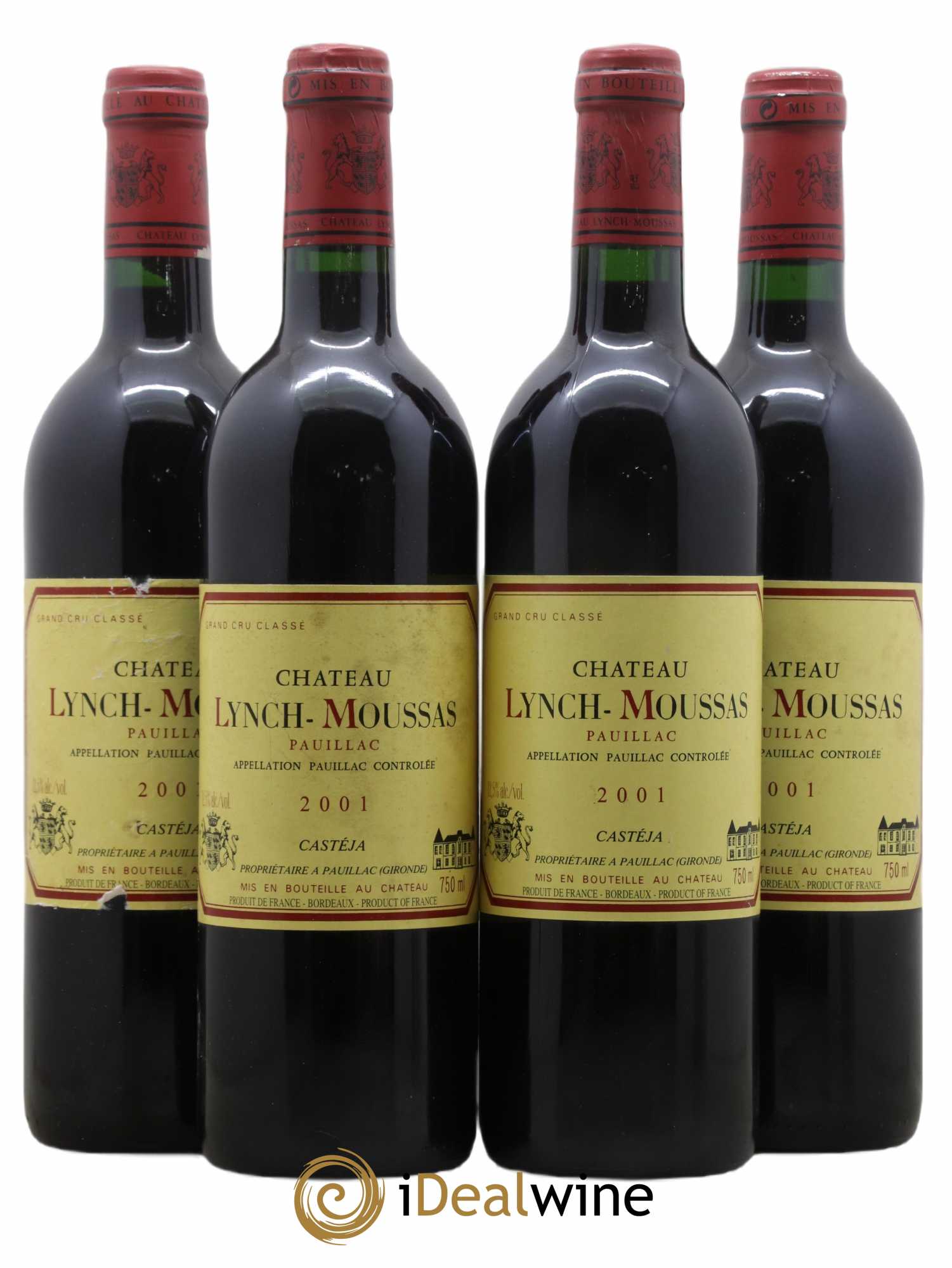 Acheter Château Lynch Moussas 5ème Grand Cru Classé 2001 lot 7908