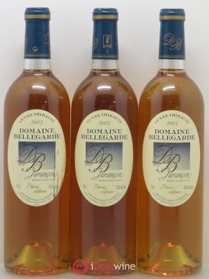 Divers Jurançon Cuvée Thibault Domaine Bellegarde 2003 - Lot de 3 Bouteilles