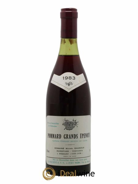 Buy Pommard 1er Cru Grands Epenots Michel Gaunoux 1983 Lot B2272049 8626