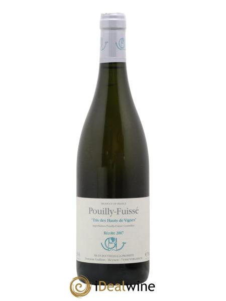 Acheter Pouilly Fuissé Tris des Hauts des Vignes Guffens Heynen 2007