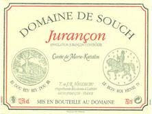 Etikette des Weins