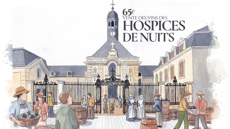 Affiche vente 65 hospices de nuits domaine