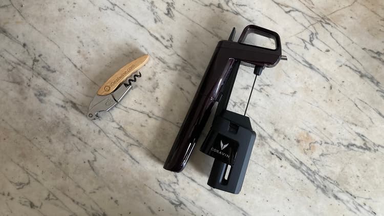 tire-bouchon ou coravin