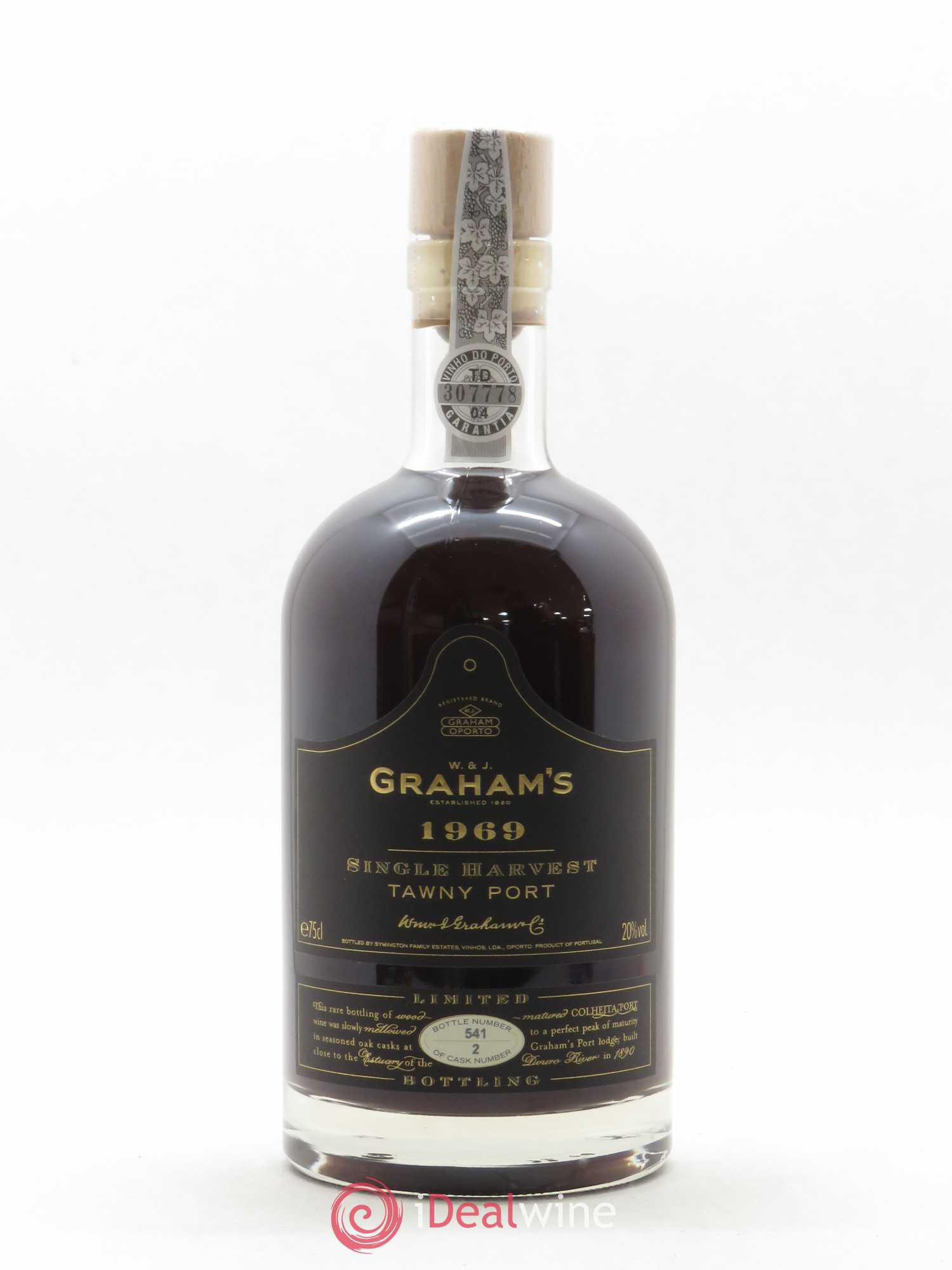 Buy Porto Single Harvest Tawny W J Graham S 1969 Lot 11