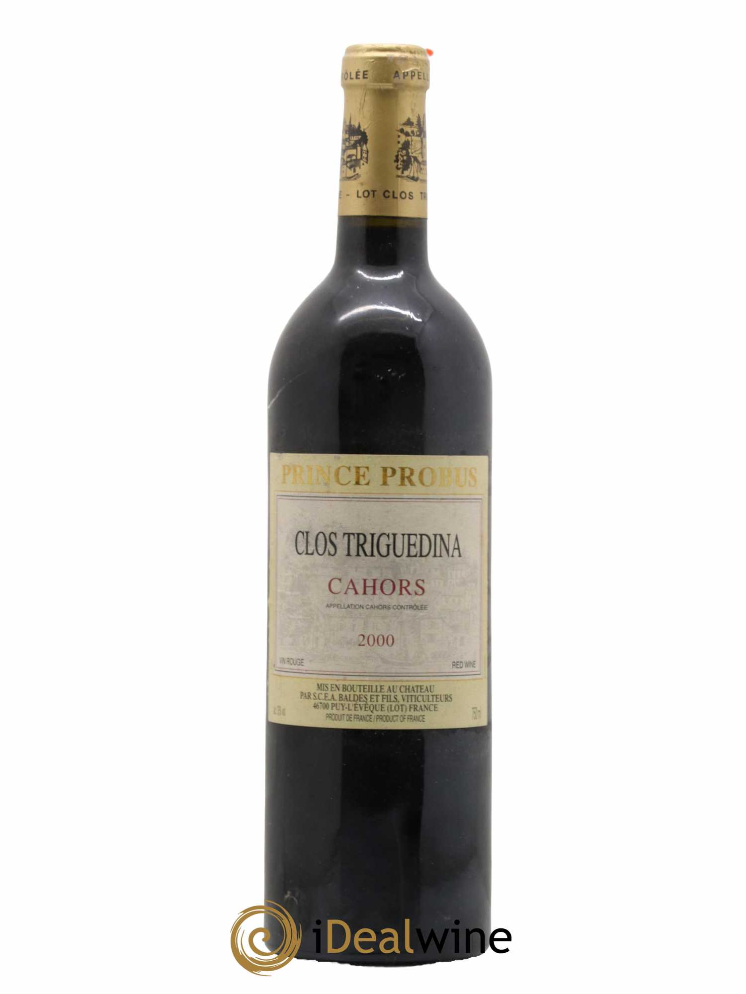 Buy Cahors Clos Triguedina Probus Jean Luc Bald s 2000 lot 126