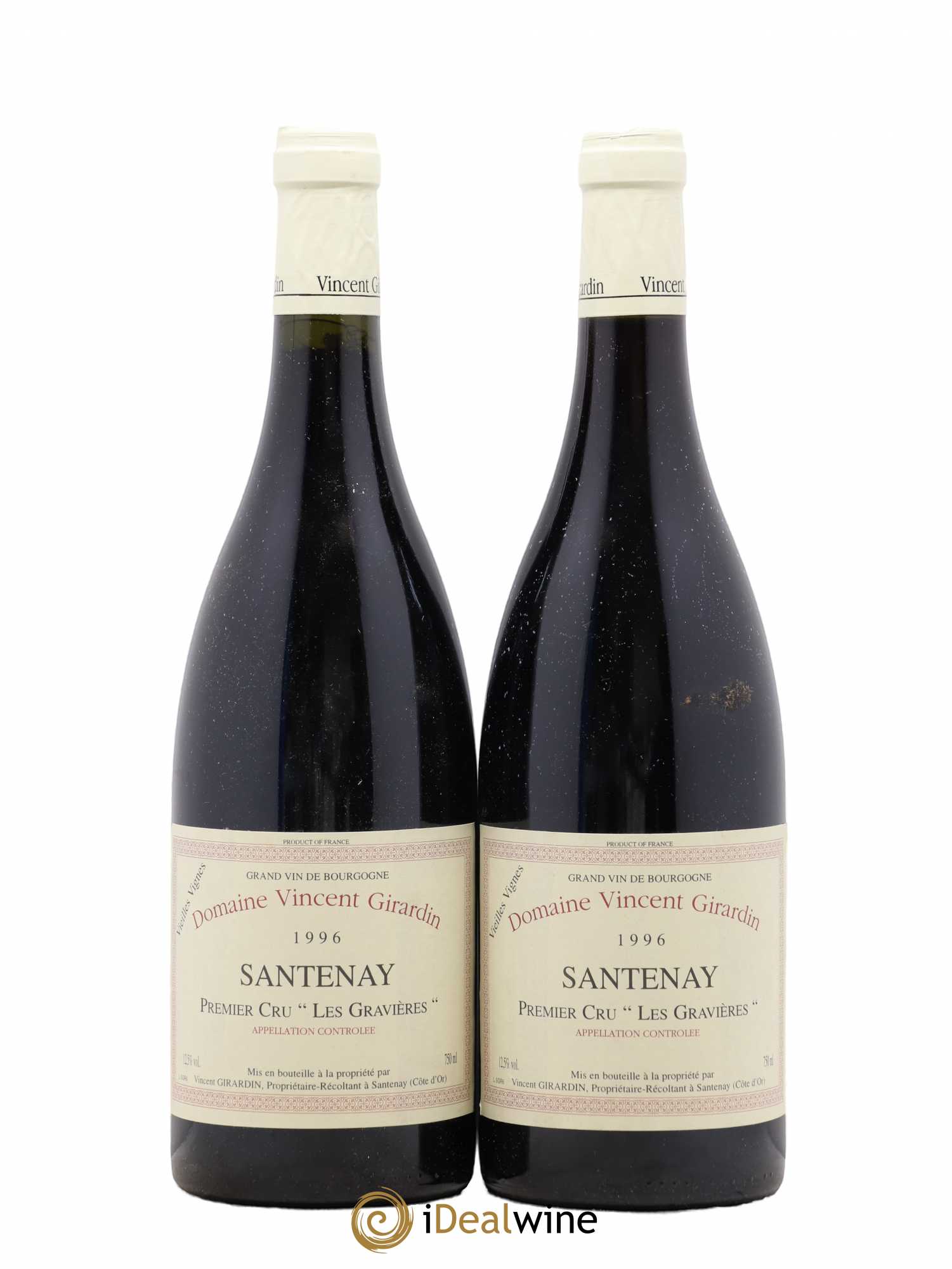 Santenay 1er Cru Les Gravières Vincent Girardin (Domaine) Vieilles Vignes  1996