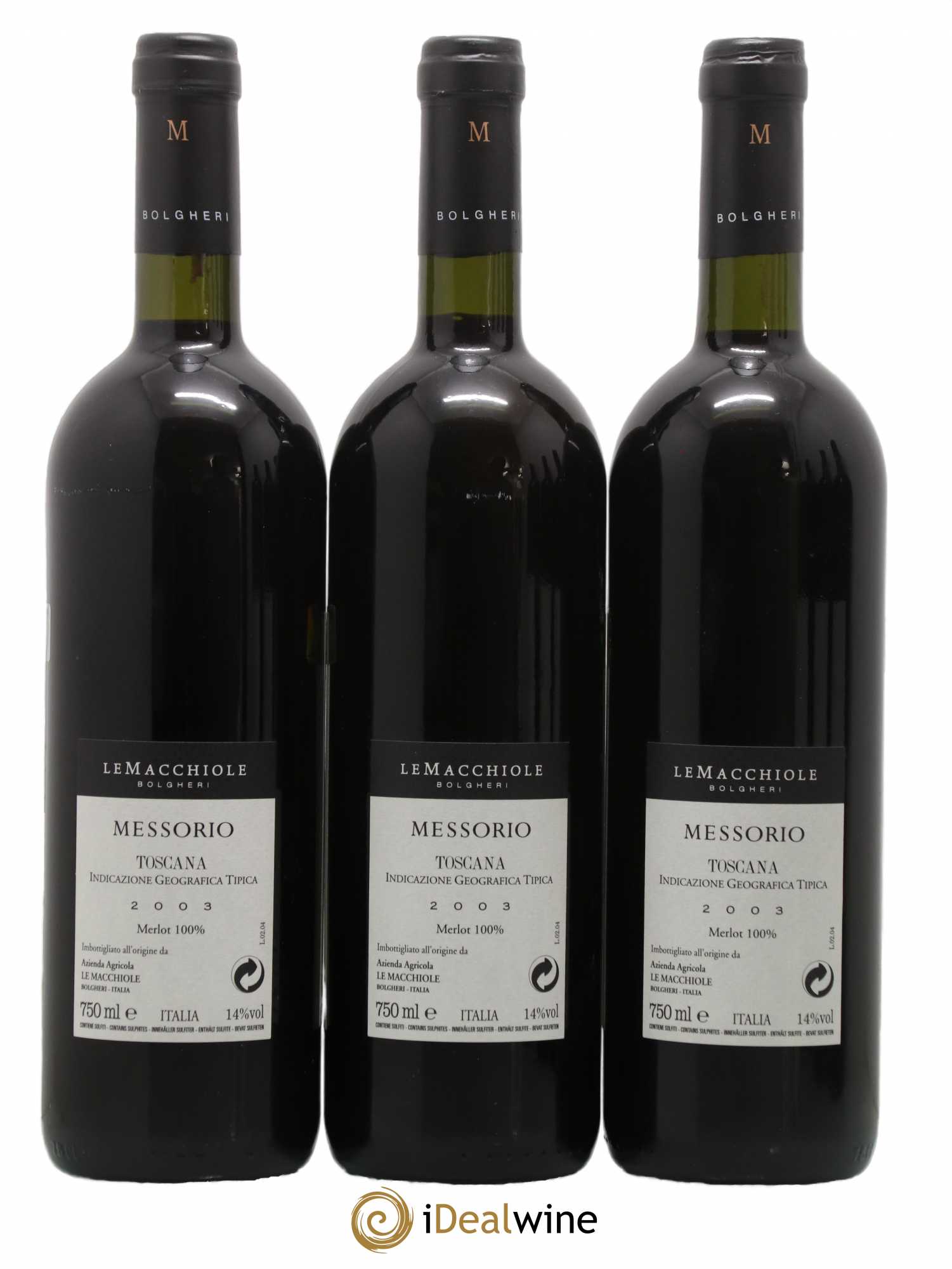 Acquistare Toscana IGT Le Macchiole Messorio 2003 (lotto: 54631)