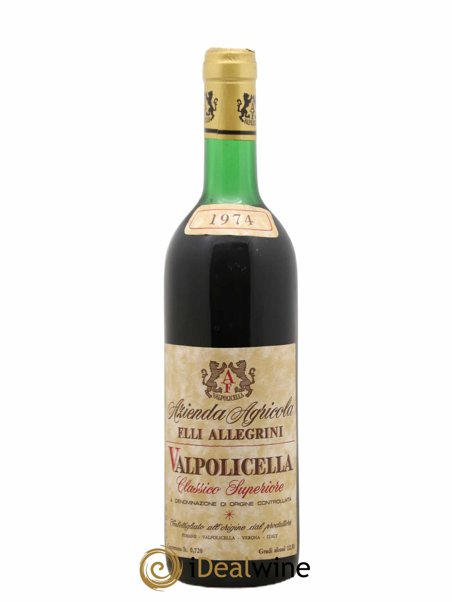 Acheter Valpolicella Classico Doc Superiore Allegrini 1974 Lot 2894