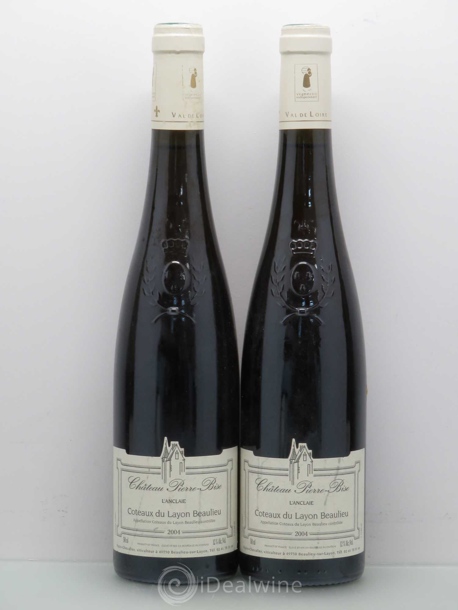 Coteaux du Layon Château Pierre Bise Beaulieu L'Anclaie (50cl) 2004 - Lot of 4 bottles - 1