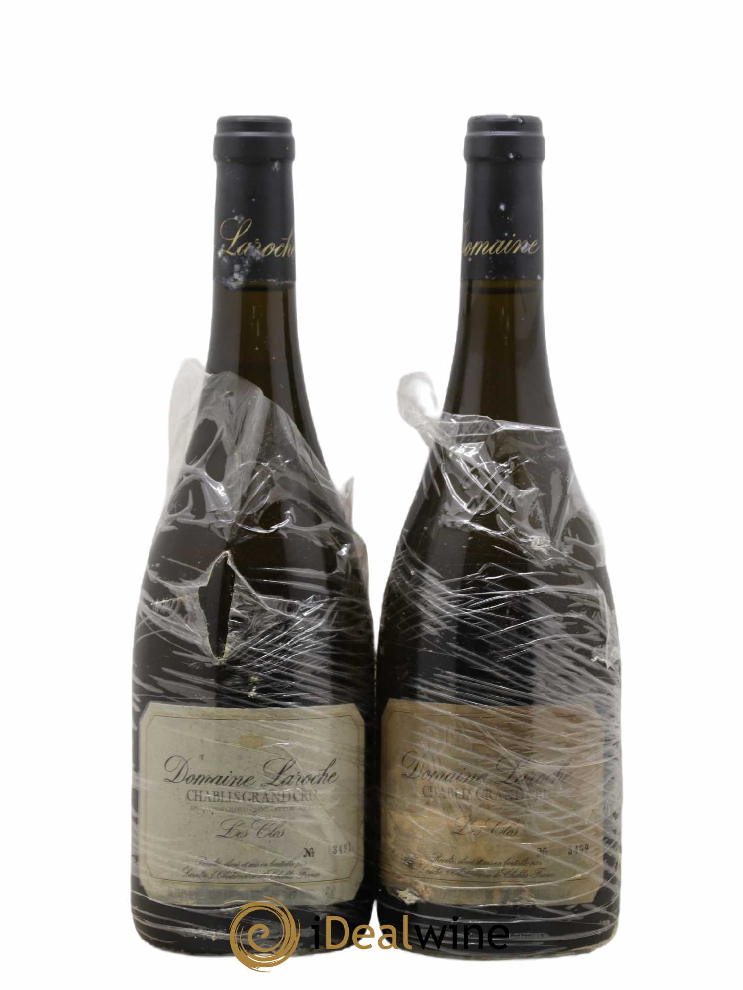 Chablis Grand Cru Les Clos Domaine Laroche 2000 - Lot of 2 bottles - 0