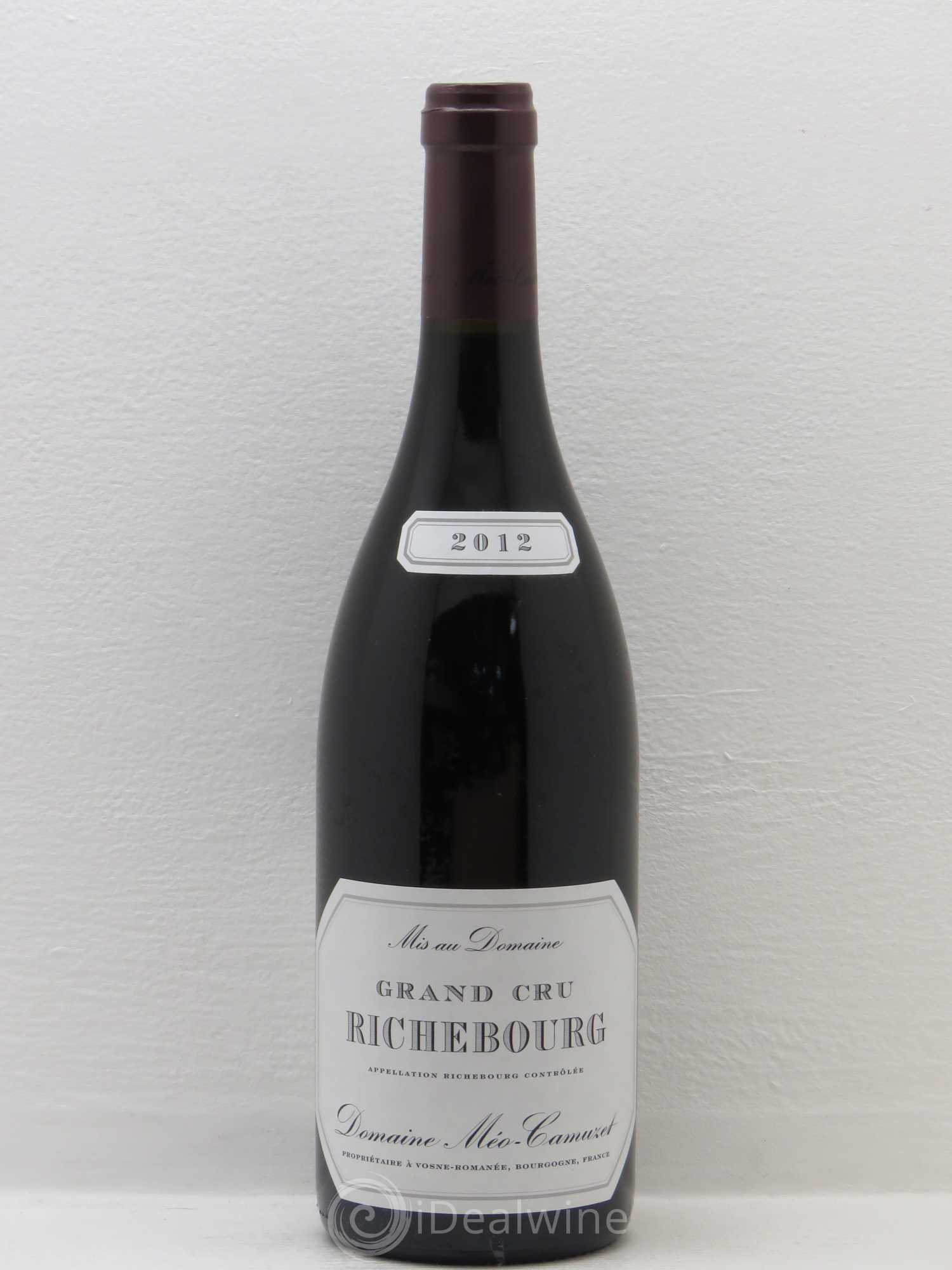 Richebourg Grand Cru Méo-Camuzet (Domaine) 2012 - Lot of 1 bottle - 0