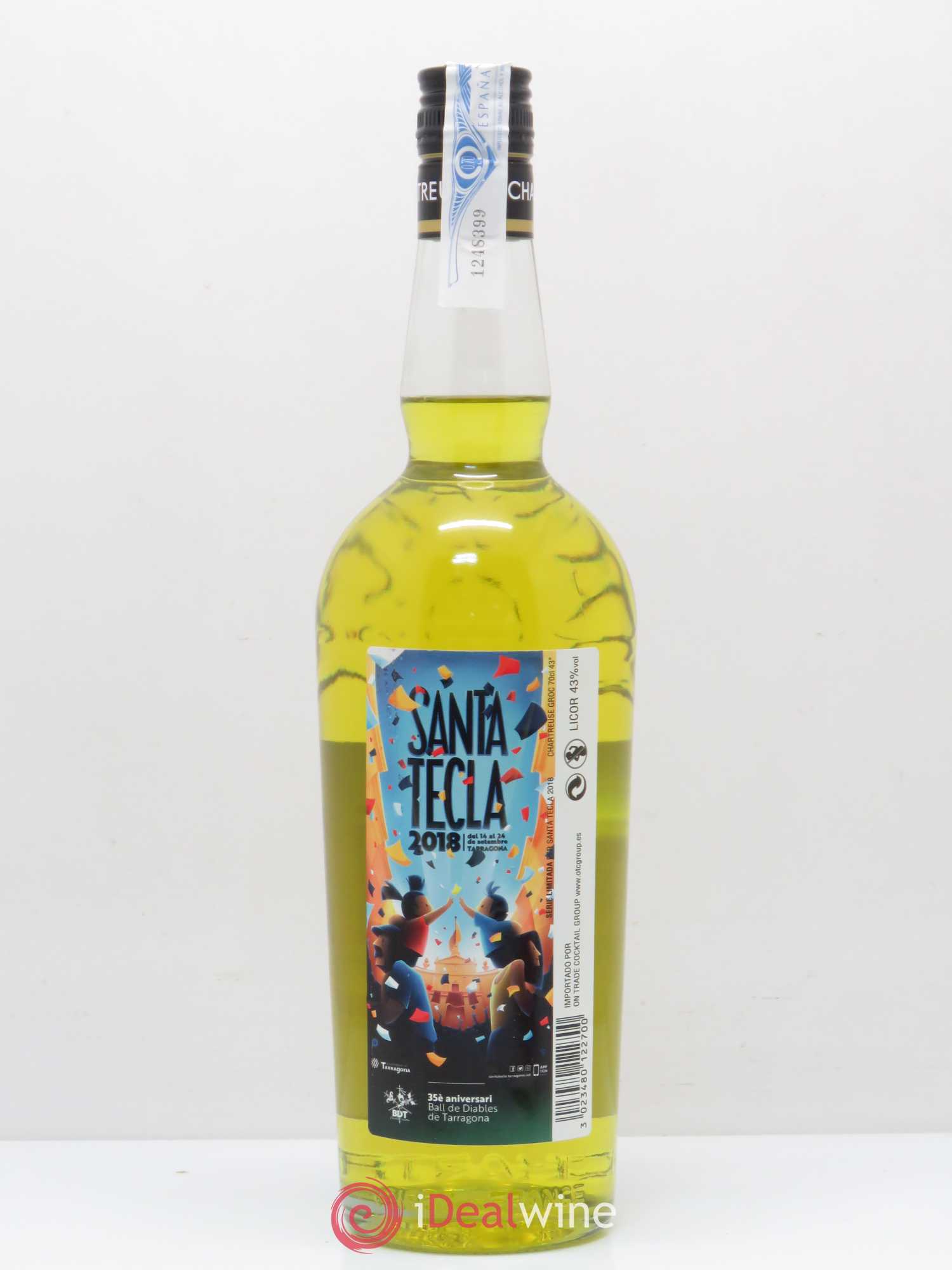 Chartreuse Pères Chartreux Chartreuse Jaune Santa Tecla 2018 - Lot de 1 bouteille - 1