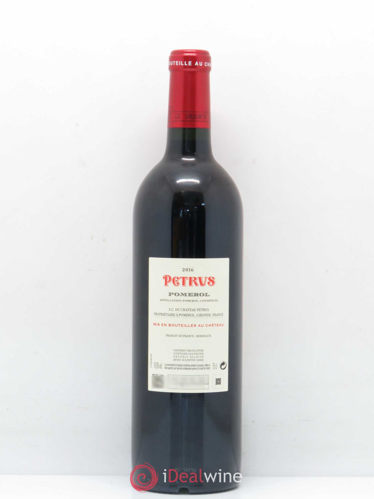 Petrus 2016 - Lot de 1 bouteille - 1