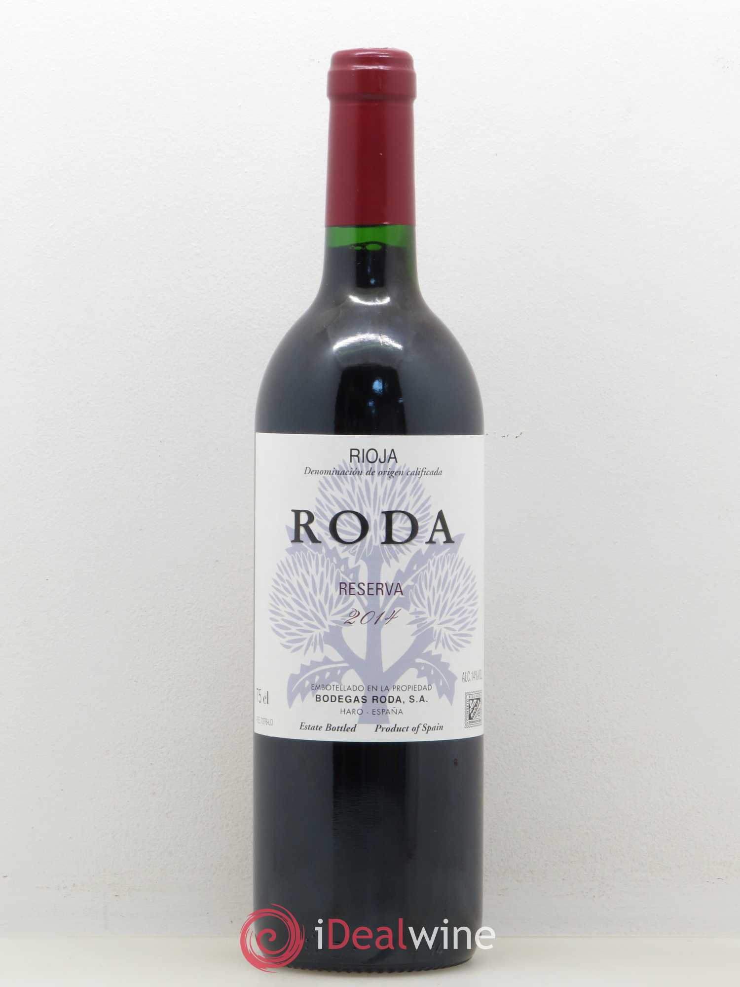 Rioja DOCA Reserva Bodegas Roda 2014 - Lot de 1 bouteille - 0