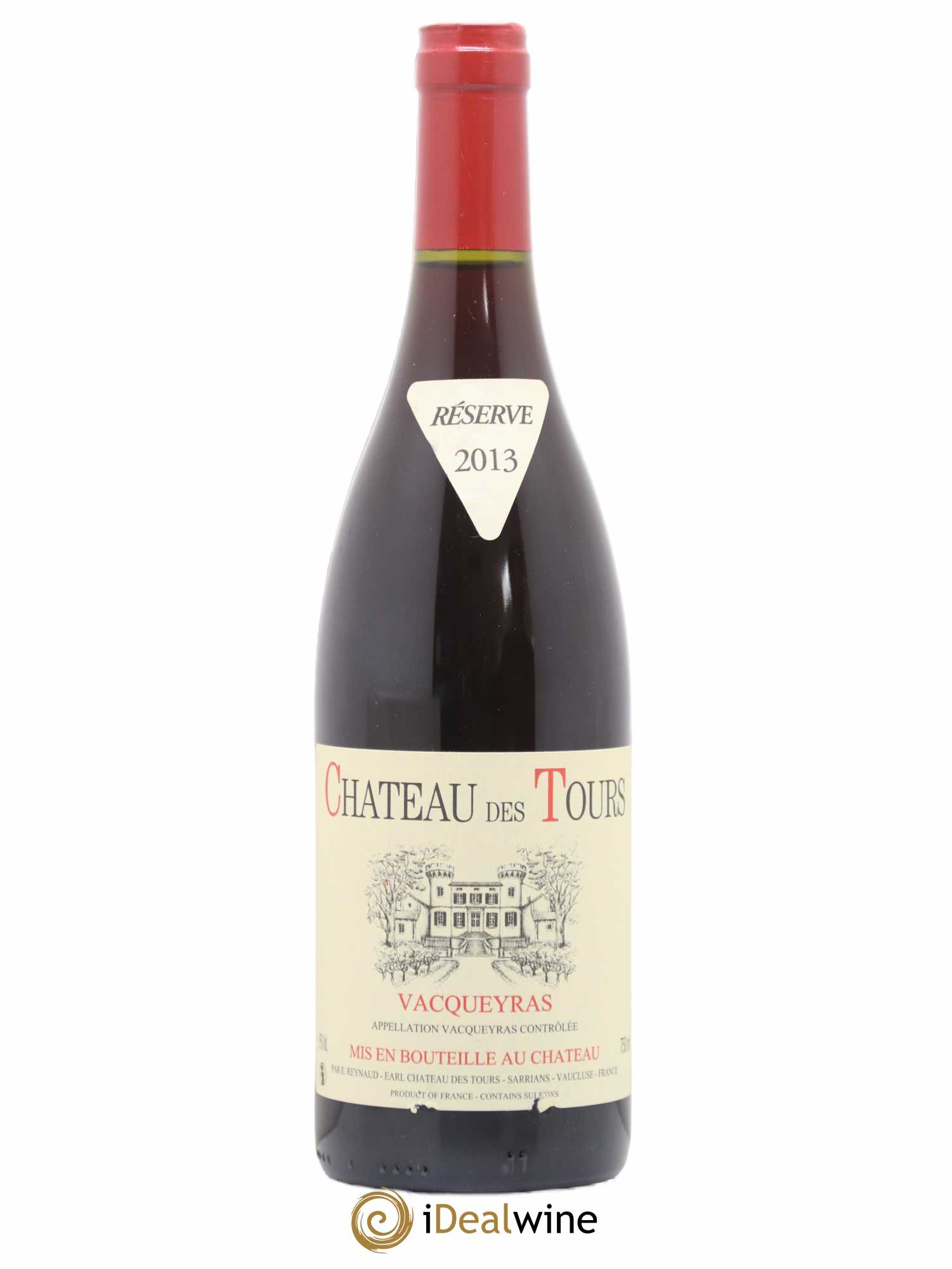 Vacqueyras Château des Tours Emmanuel Reynaud 2013 - Lot de 1 bouteille - 0