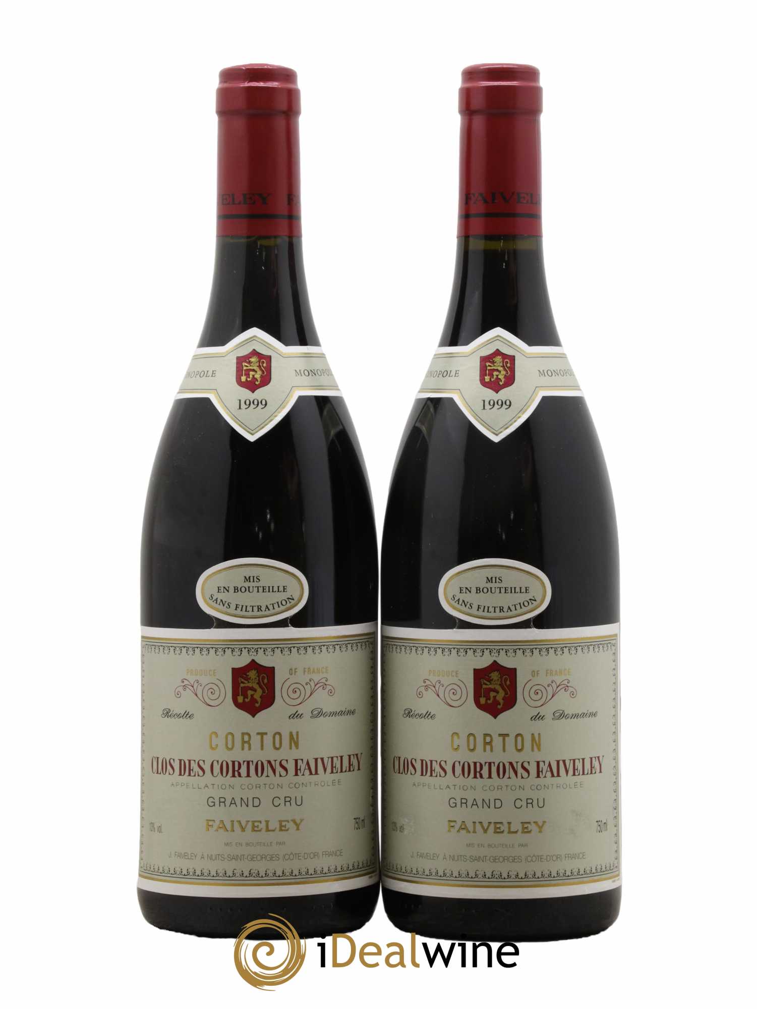 Acheter Corton Grand Cru Clos des Cortons Faiveley 1999 (lot: B2282223-3094)