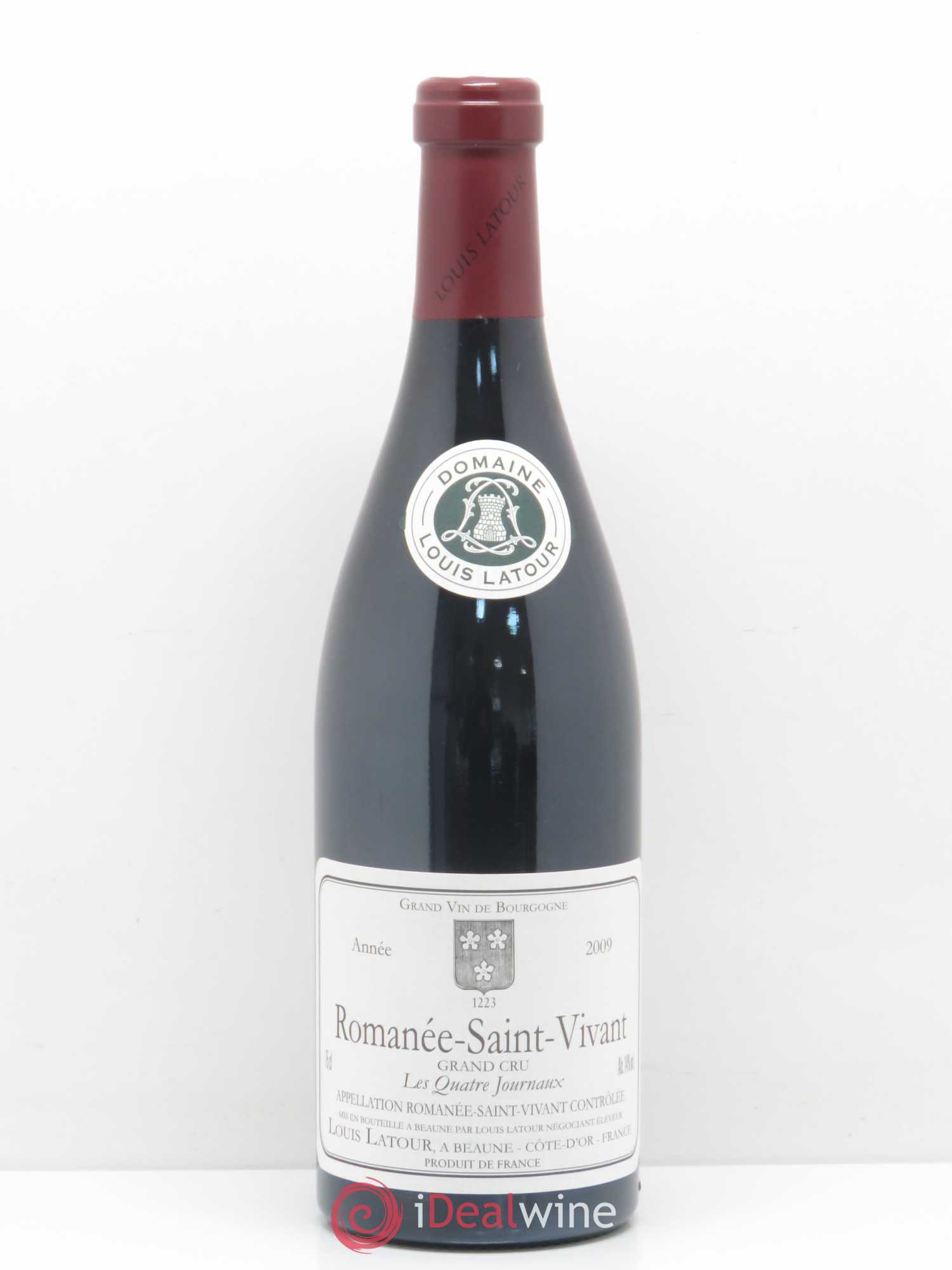 Romanée-Saint-Vivant Grand Cru Les Quatre Journaux Louis Latour 2009 - Lot de 1 bouteille - 0