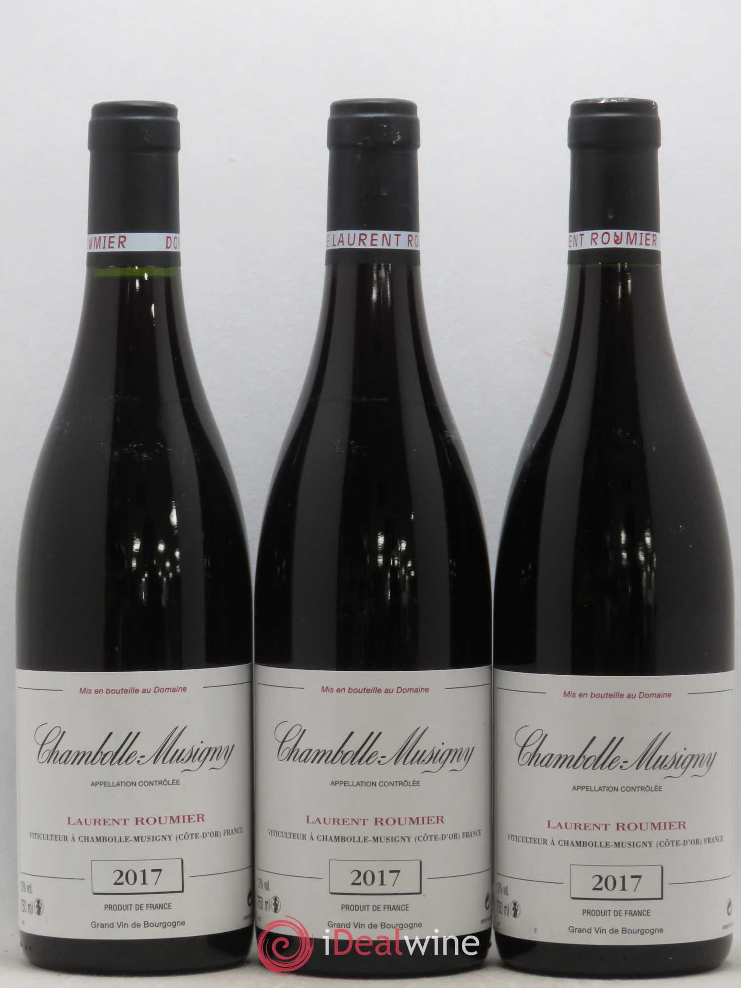 Chambolle-Musigny Laurent Roumier 2017 - Lot de 3 bouteilles - 0