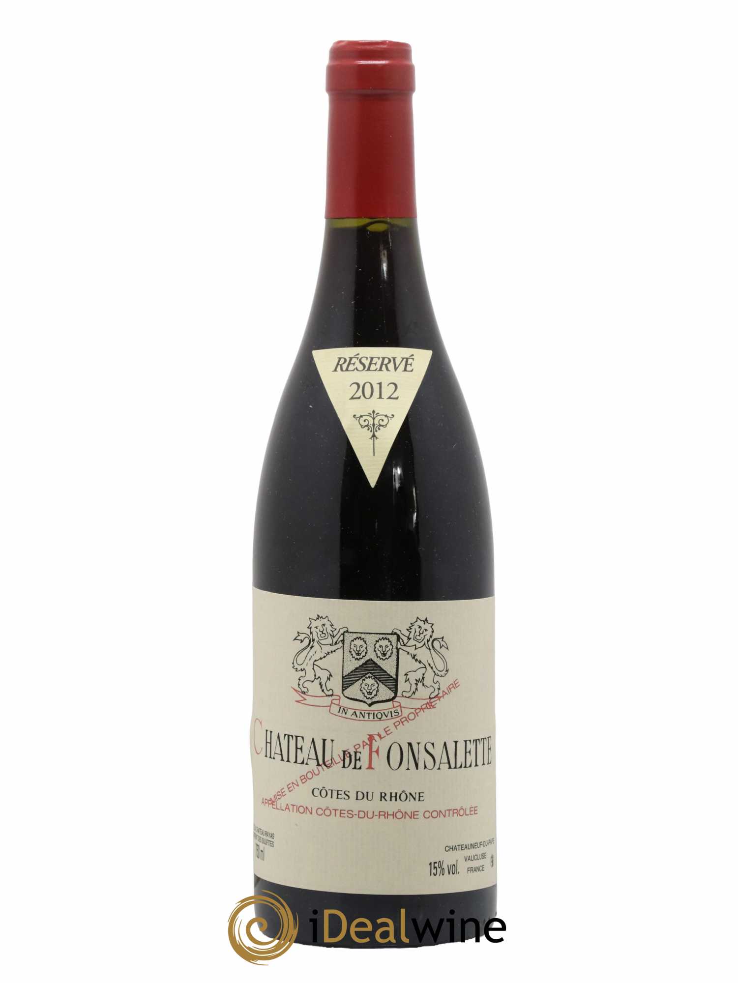 Côtes du Rhône Château de Fonsalette Emmanuel Reynaud 2012 - Lot of 1 bottle - 0