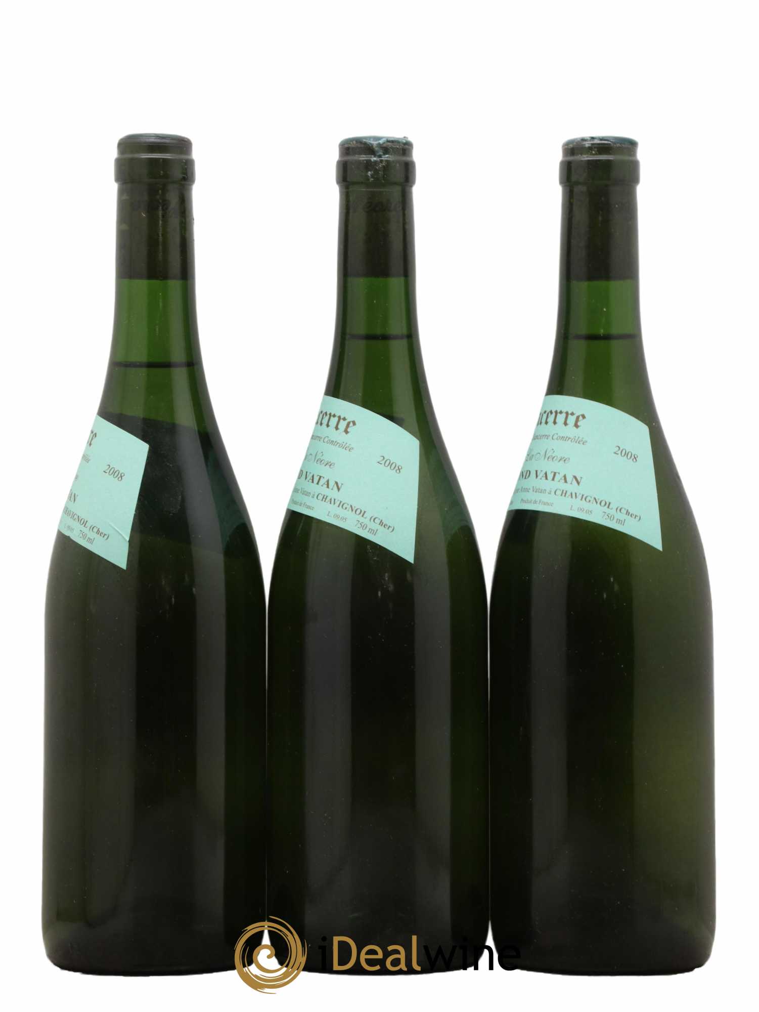 Sancerre Clos la Neore Edmond Vatan  2008 - Lot de 3 bouteilles - 1