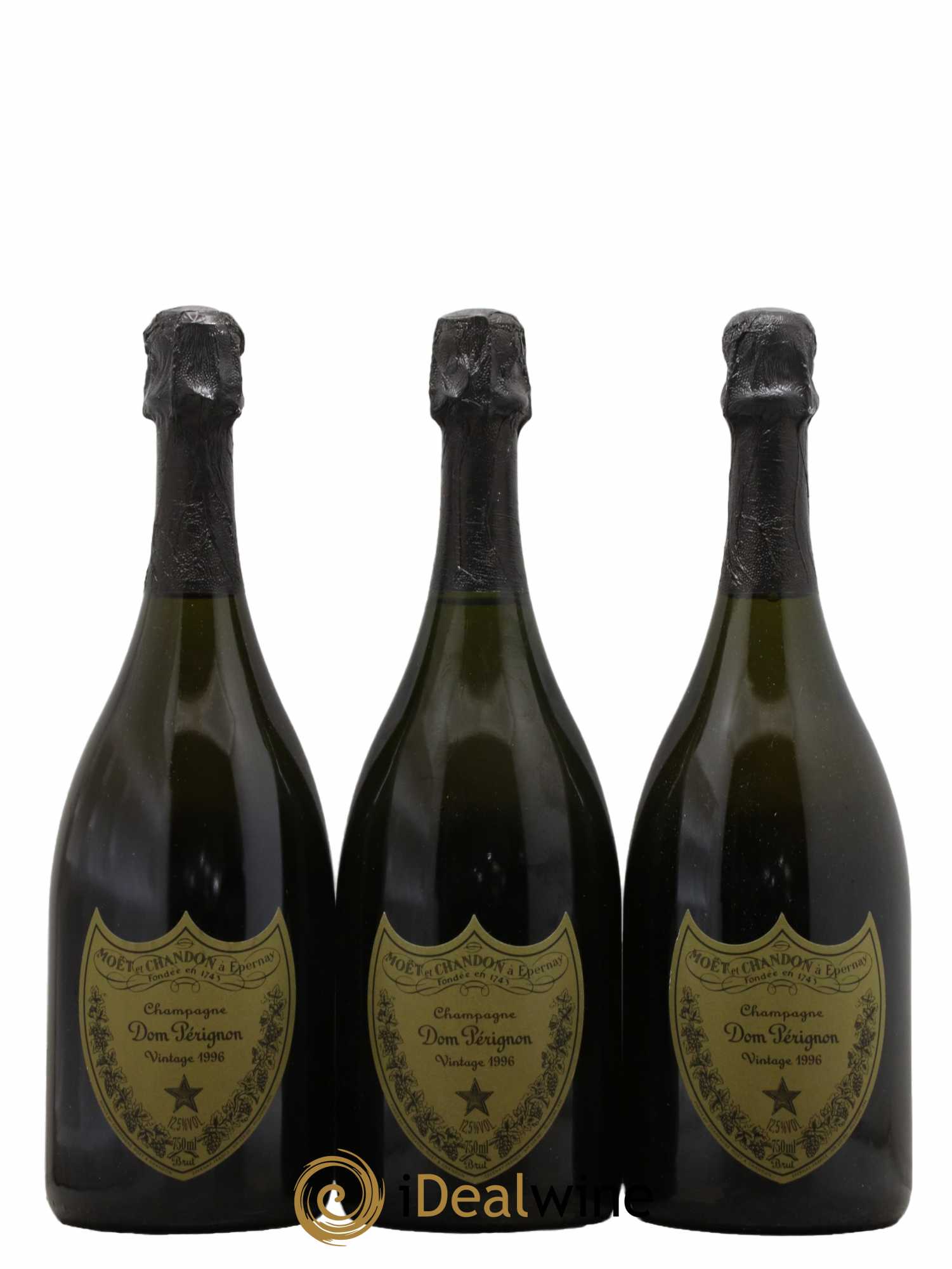 Brut Dom Pérignon 1996 - Lot de 3 bouteilles - 0