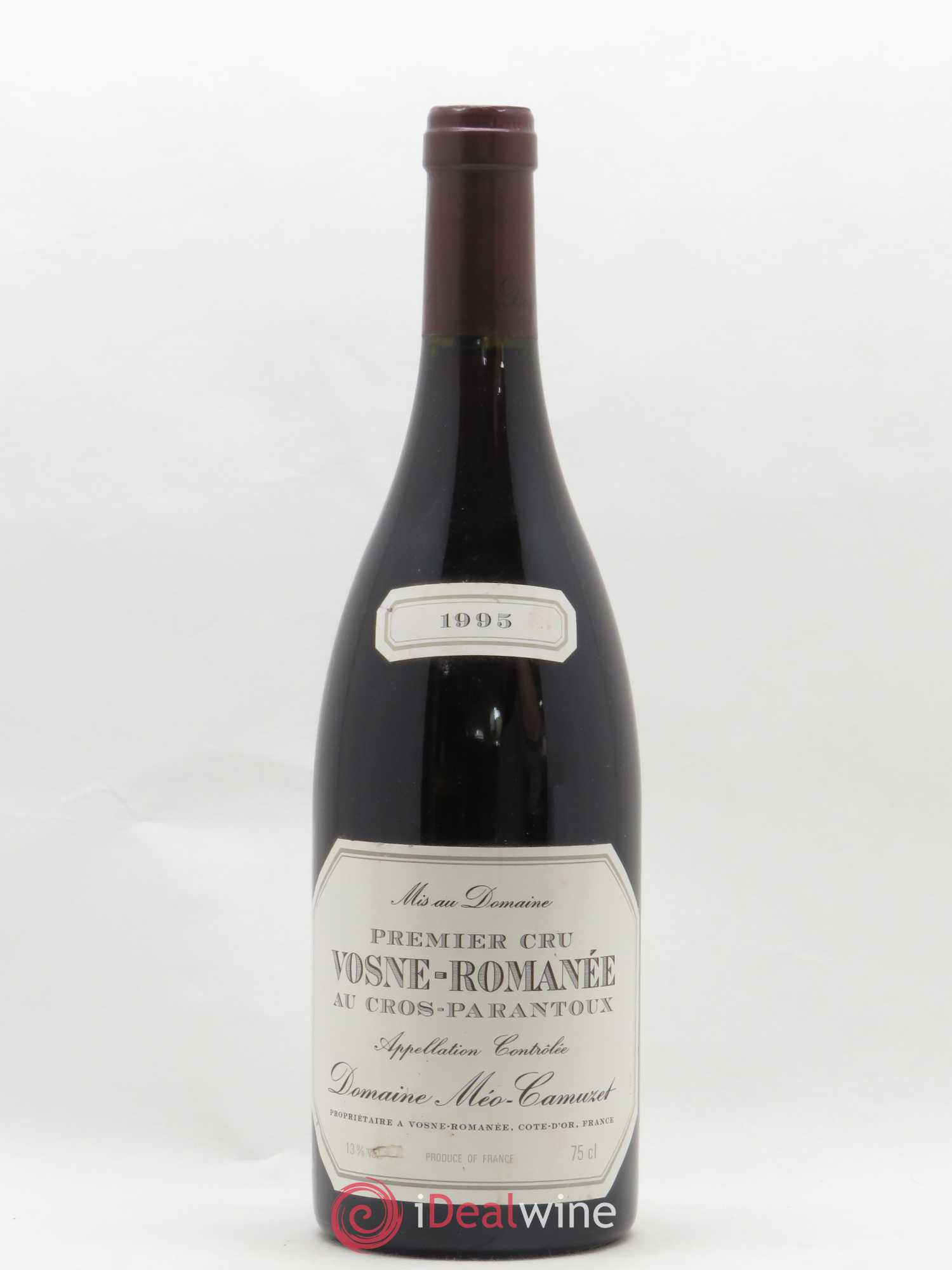 Vosne-Romanée 1er Cru Au Cros Parantoux Méo-Camuzet (Domaine) 1995 - Lot de 1 bouteille - 0