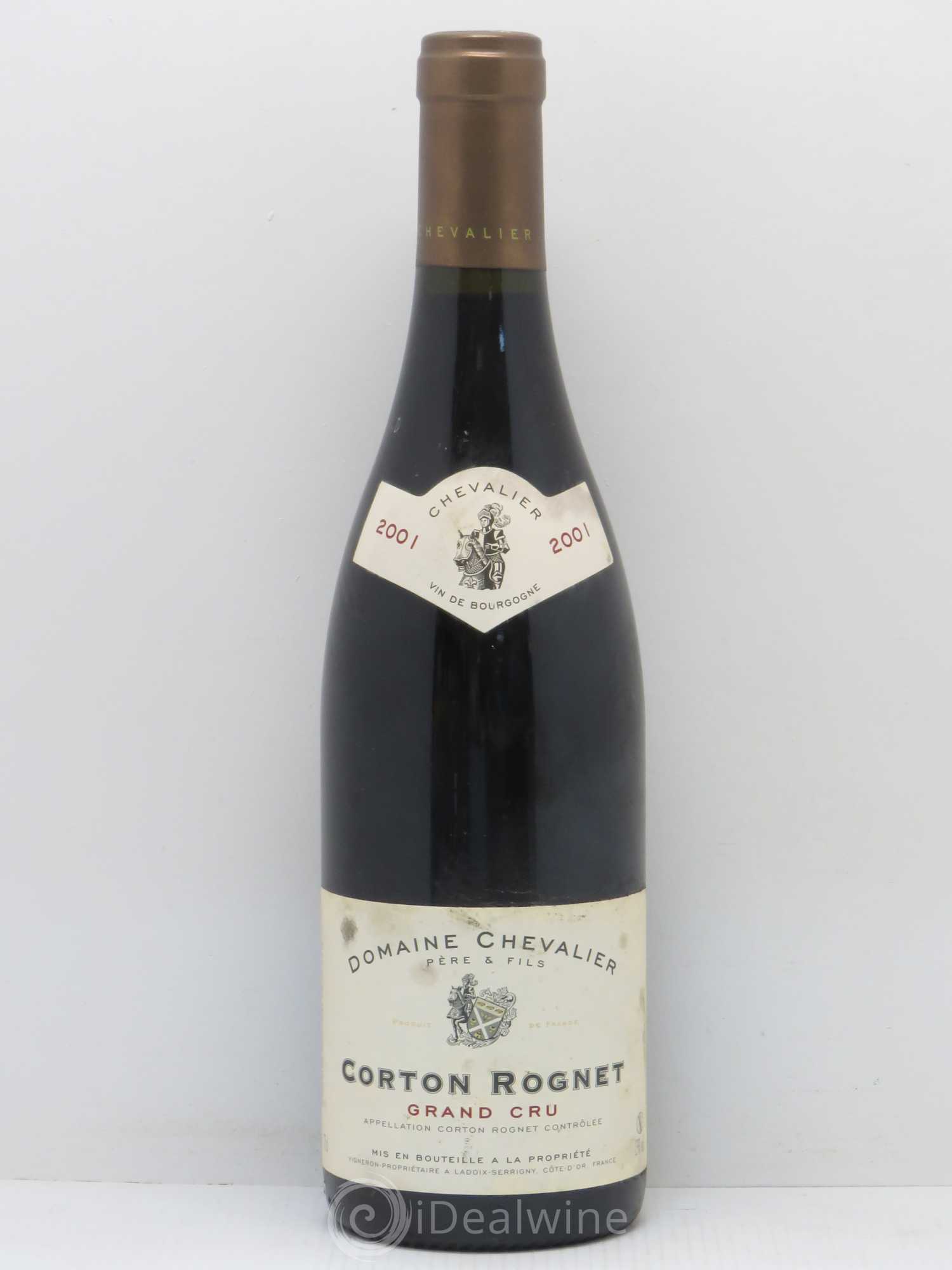 Corton Grand Cru Le Rognet Domaine Chevalier 2001 - Lot de 1 bouteille - 0