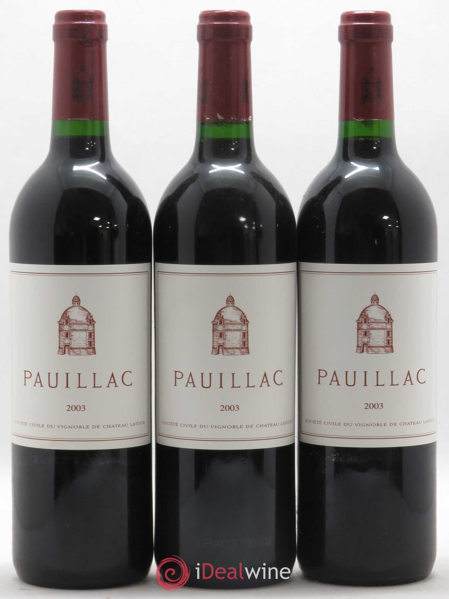 Pauillac de Château Latour 2003 - Lot de 12 bouteilles - 3