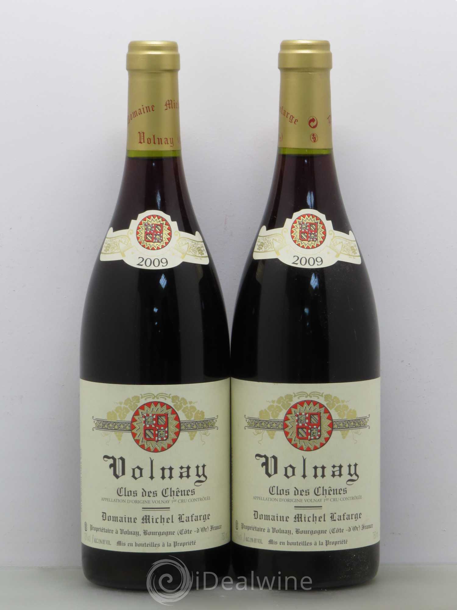 Volnay 1er Cru Clos des Chênes Lafarge (Domaine) 2009 - Lot of 2 bottles - 0