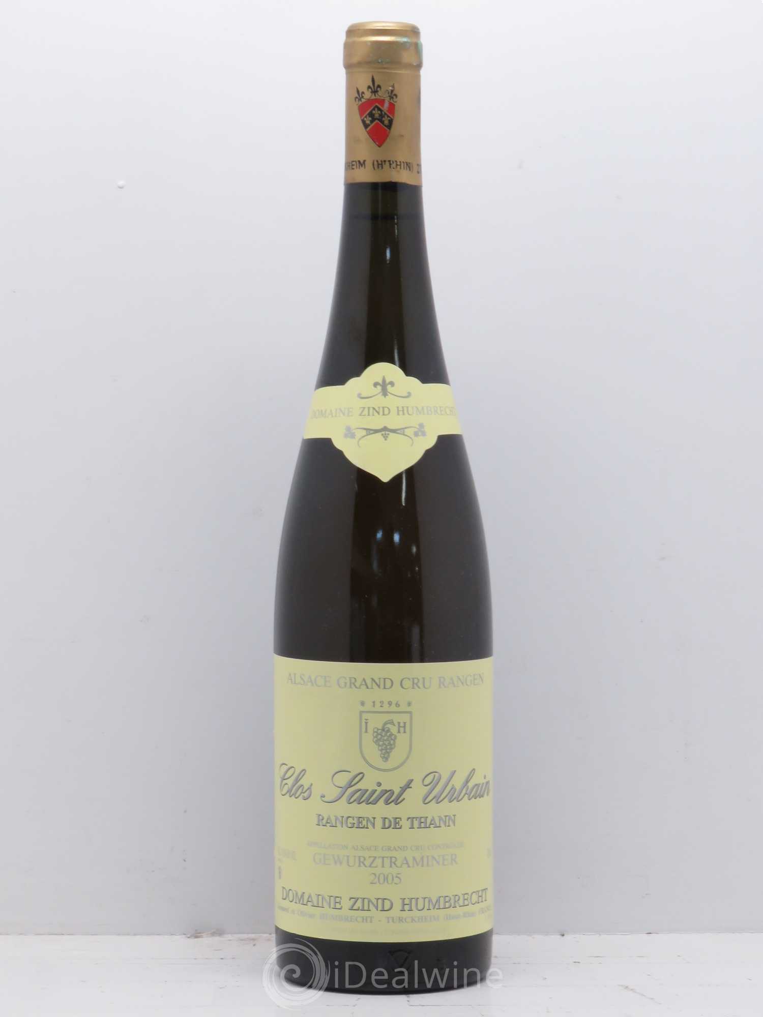 Alsace Gewurztraminer Grand Cru Rangen de Thann Clos Saint Urbain Zind-Humbrecht (Domaine) 2005 - Lot de 1 bouteille - 0