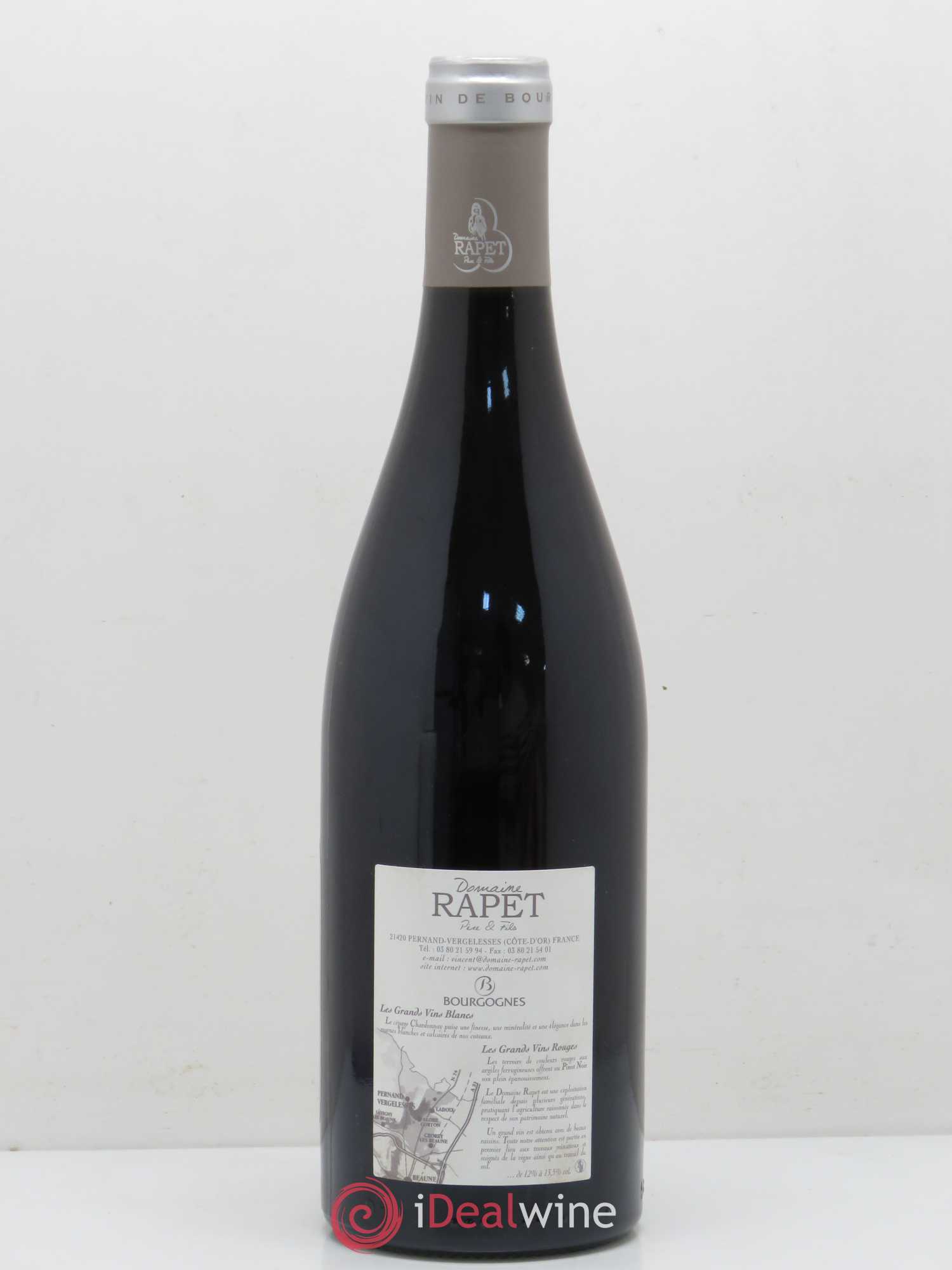 Corton Grand Cru Pougets Rapet Père & Fils 2009 - Lot de 1 bouteille - 1