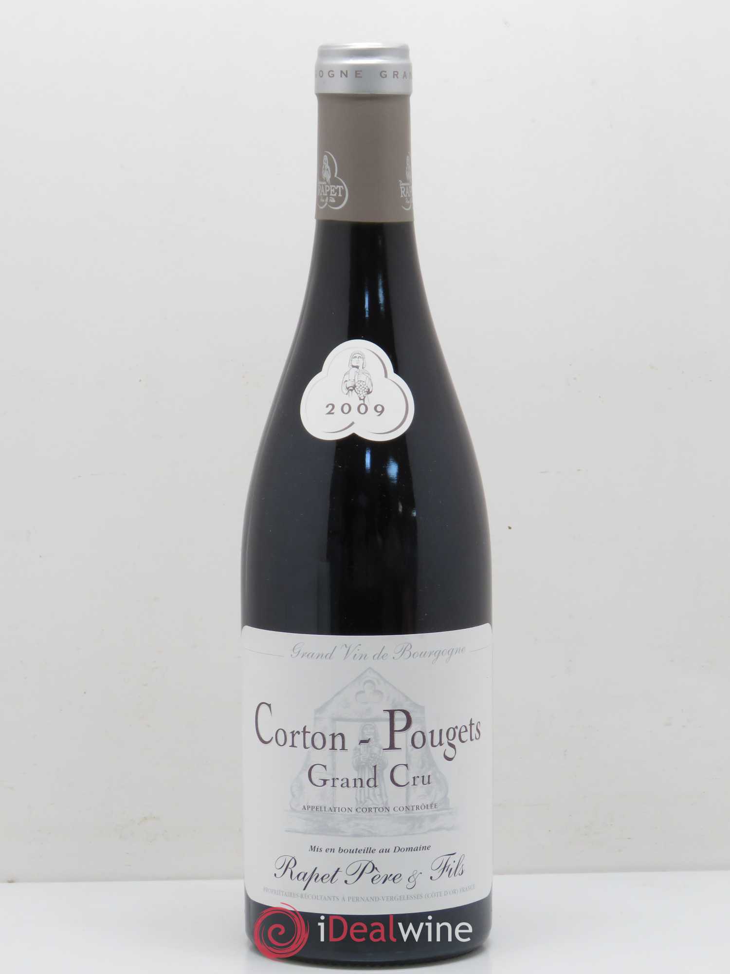 Corton Grand Cru Pougets Rapet Père & Fils 2009 - Lot de 1 bouteille - 0