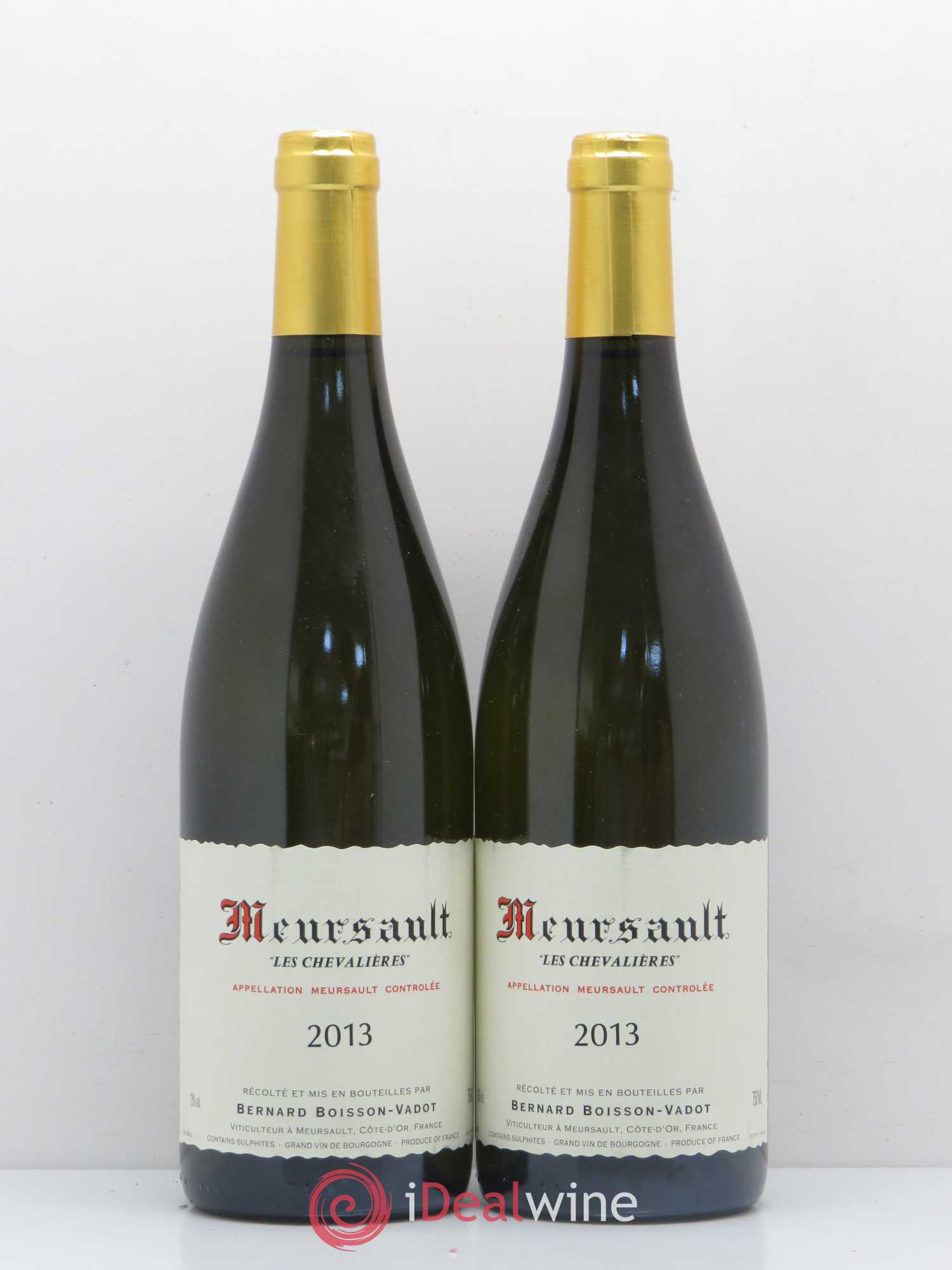 Meursault Les Chevalières Boisson-Vadot (Domaine) 2013 - Lot de 2 bouteilles - 0