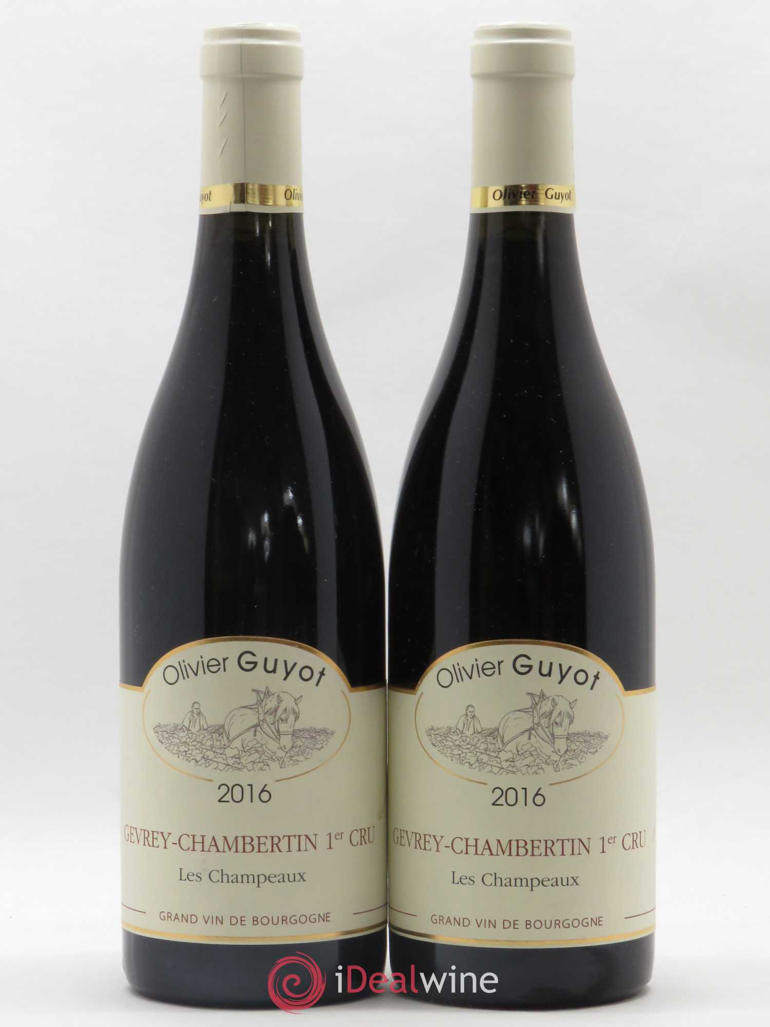 Gevrey-Chambertin 1er Cru Les Champeaux Olivier Guyot 2016 - Lot of 2 bottles - 0