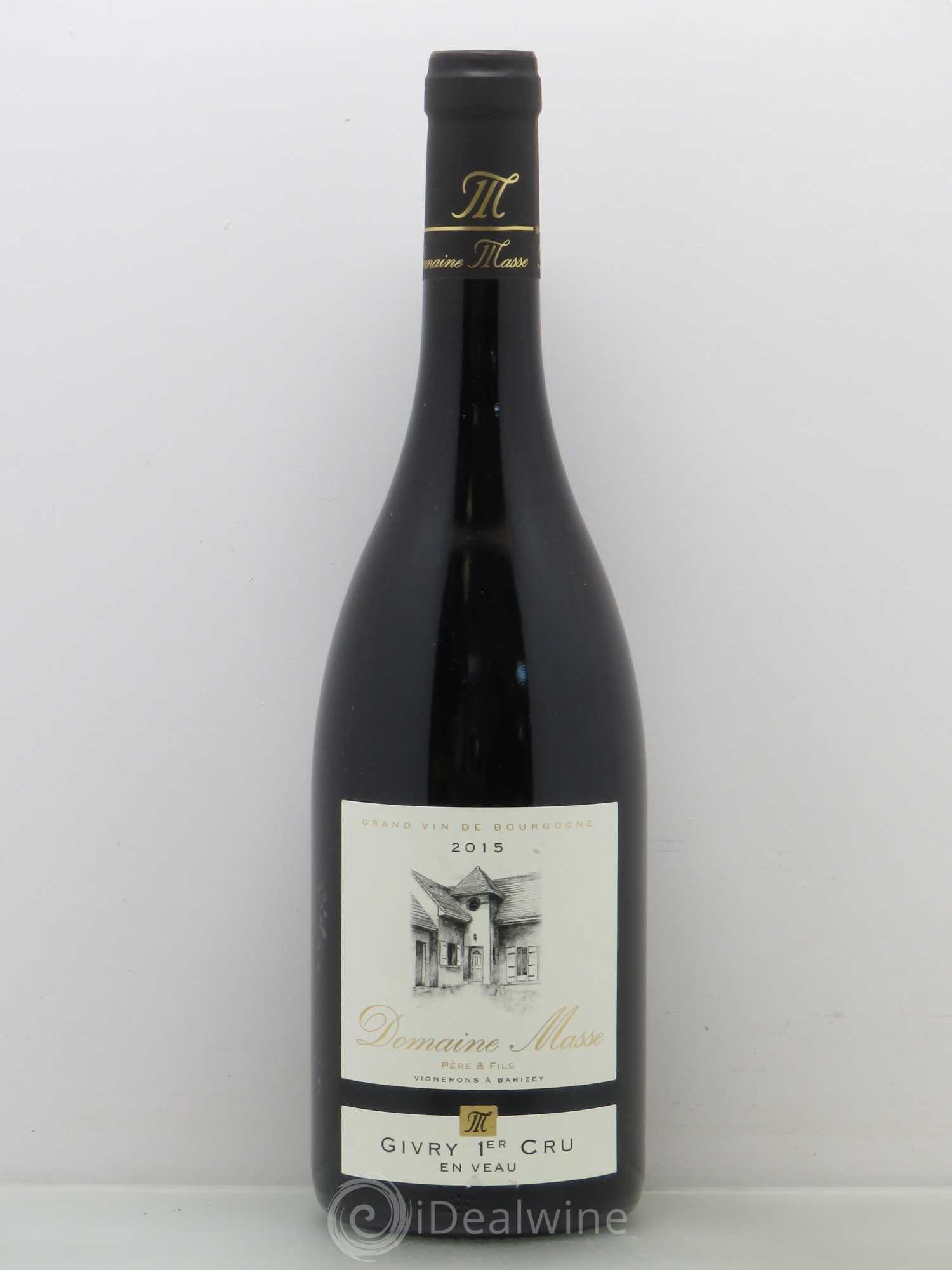 Givry 1er Cru En Veau Domaine Masse Pere Et Fils 2015 - Lot de 1 bouteille - 0