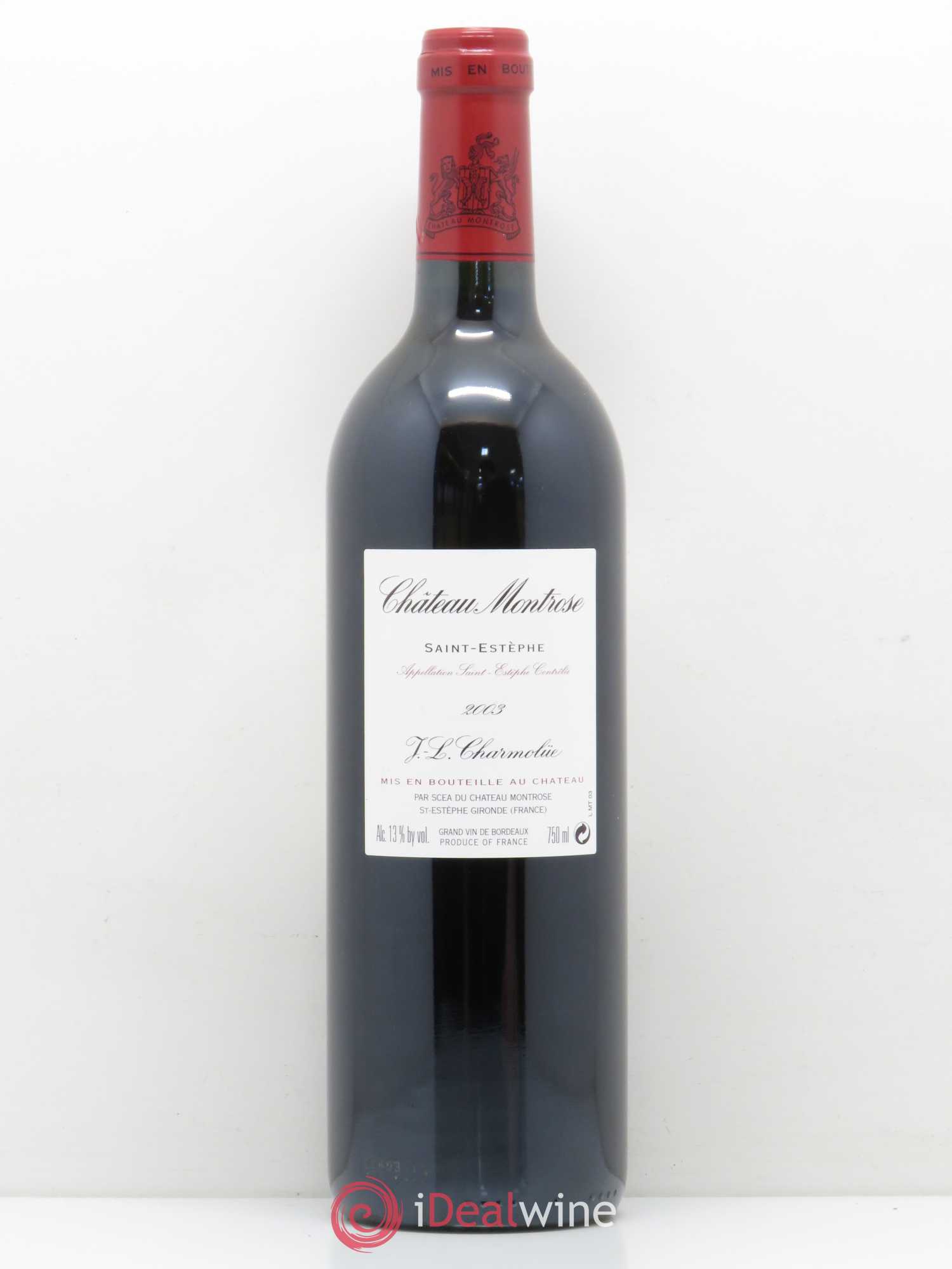 Château Montrose 2ème Grand Cru Classé  (senza prezzo di riserva) 2003 - Lotto di 1 bottiglia - 1